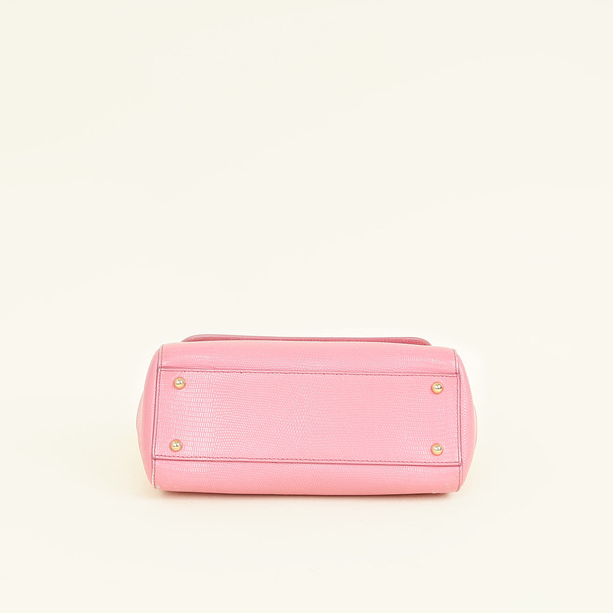 Dolce & Gabbana Pink Iguana Print Sicily Medium Bag