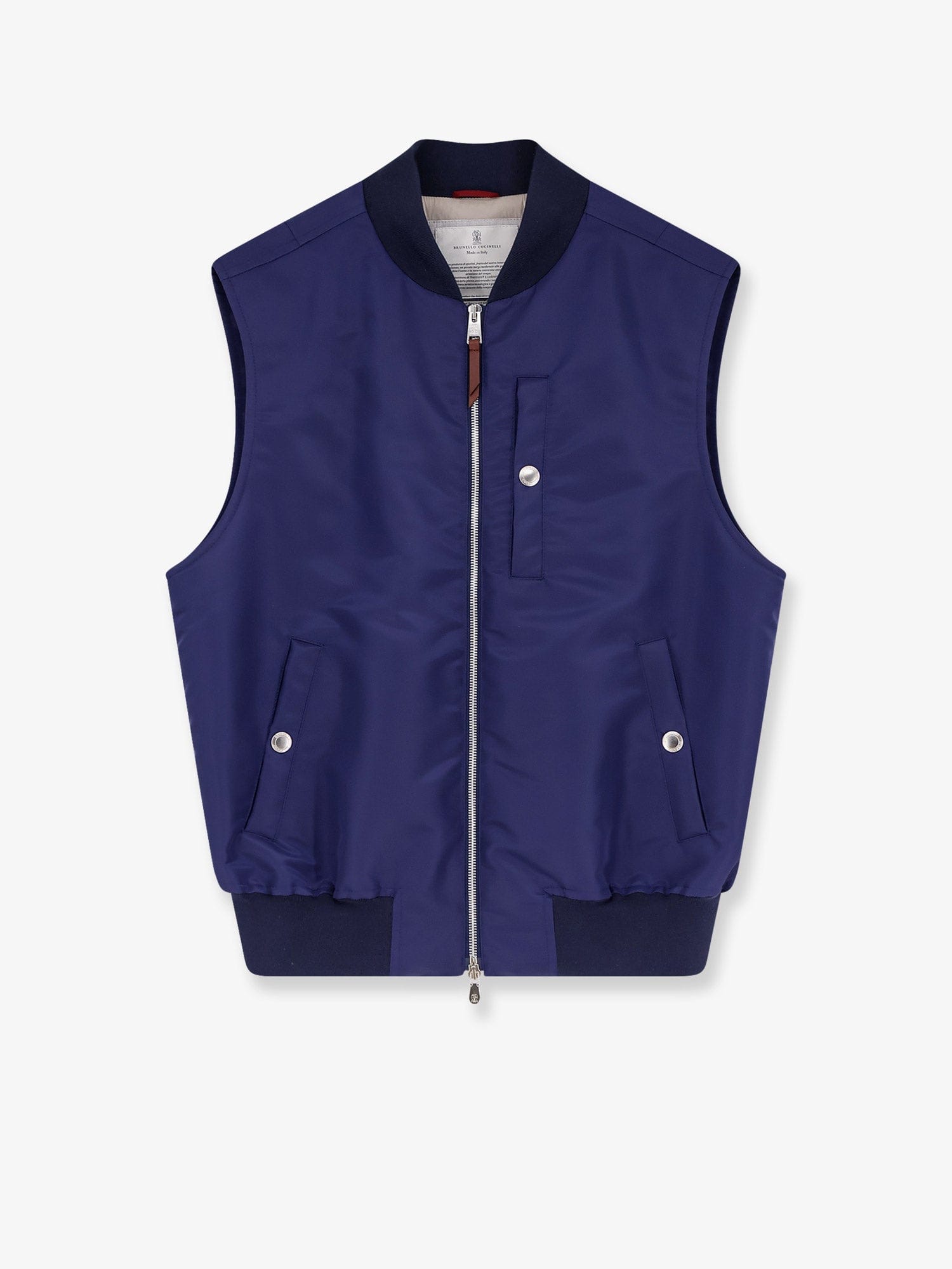 Brunello Cucinelli Water - repellent nylon sleeveless jacket
