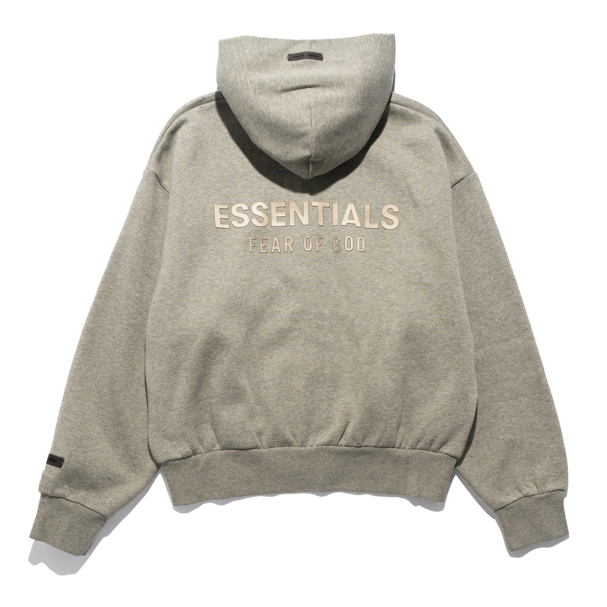 Fear of God Essentials Classic Fit Fleece Zip Concrete 192SP254785F