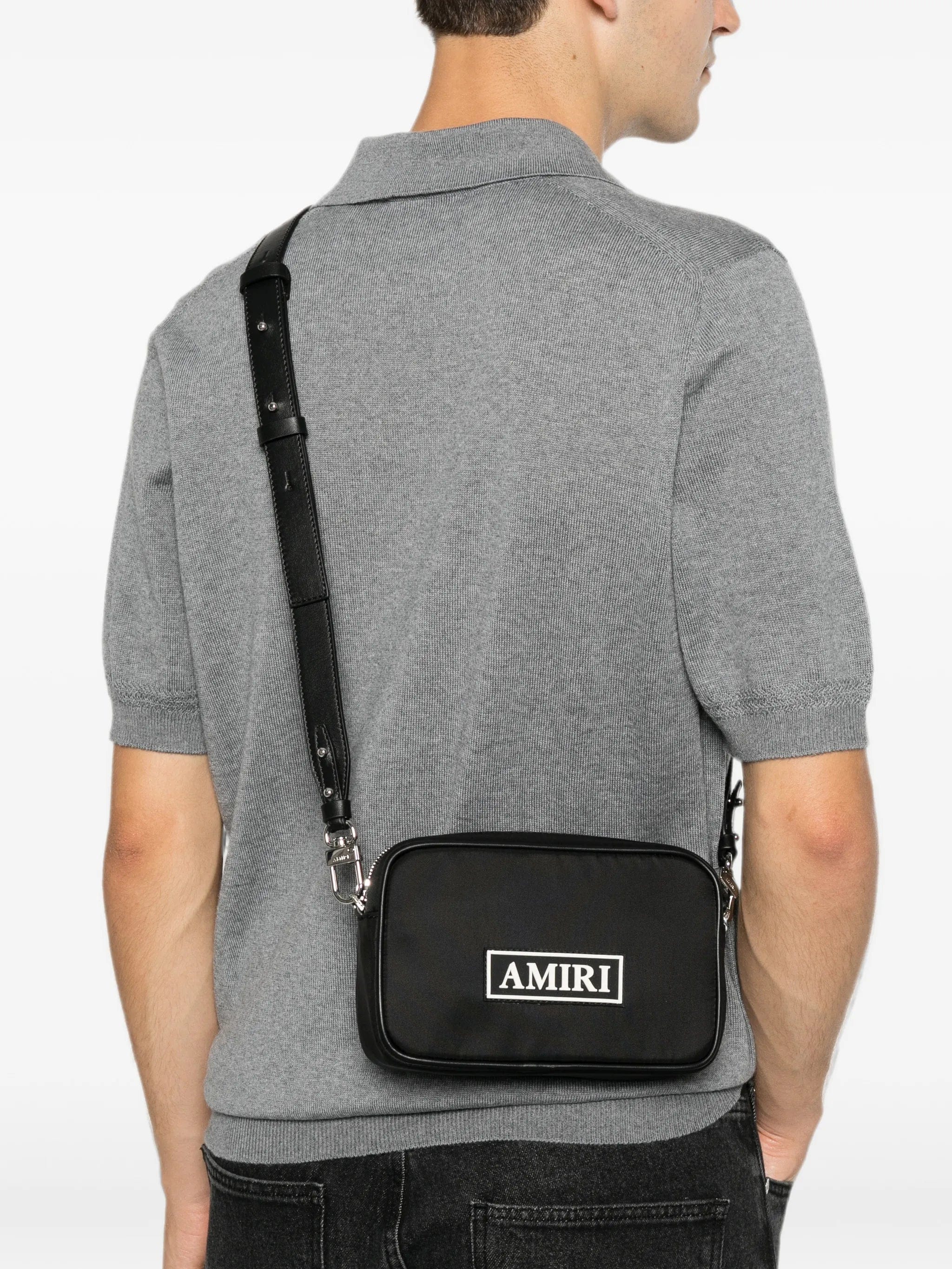 AMIRI logo - patch shoulder bag