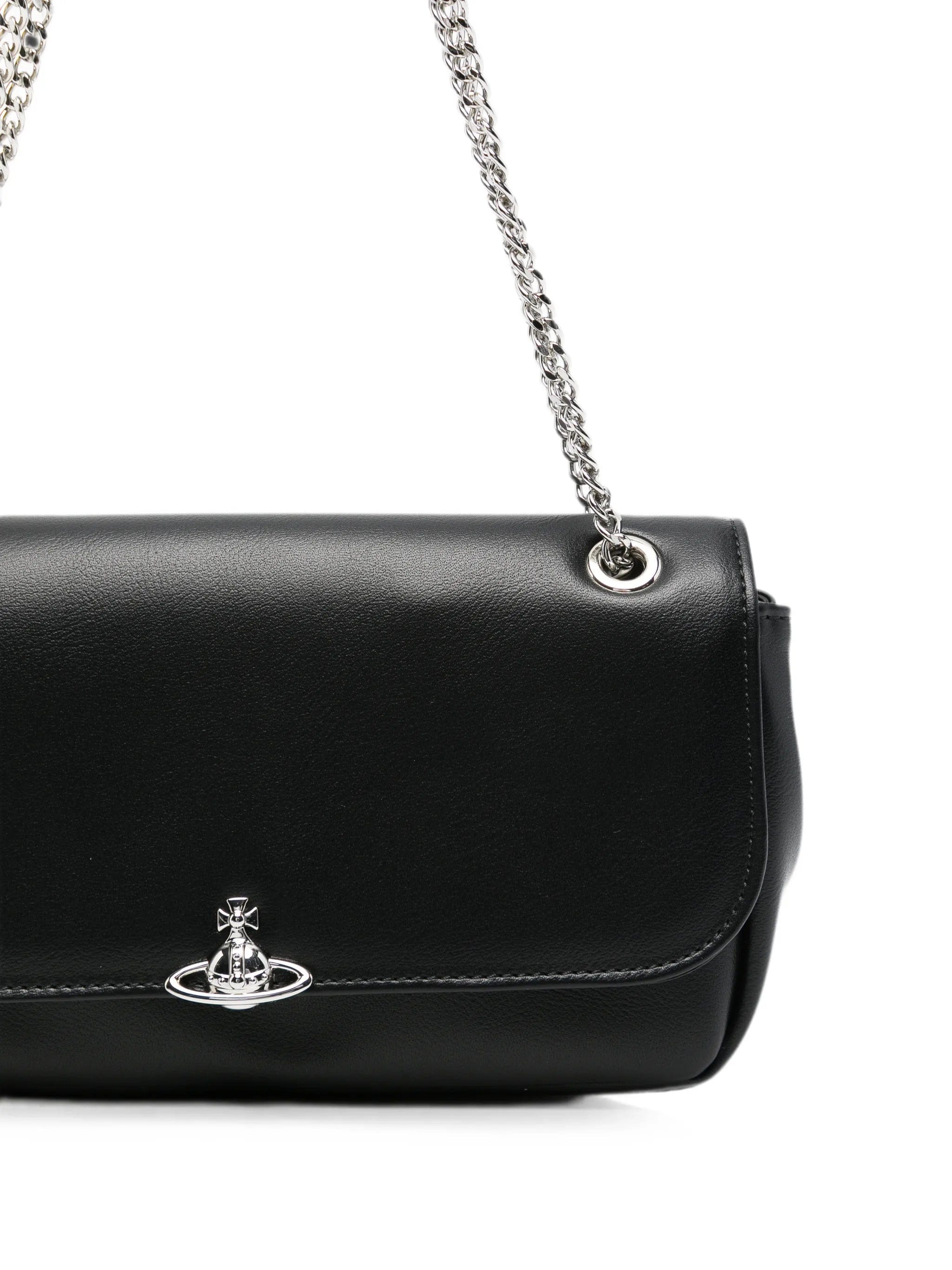 Vivienne Westwood Orb - plaque chain - strap mini crossbody bag