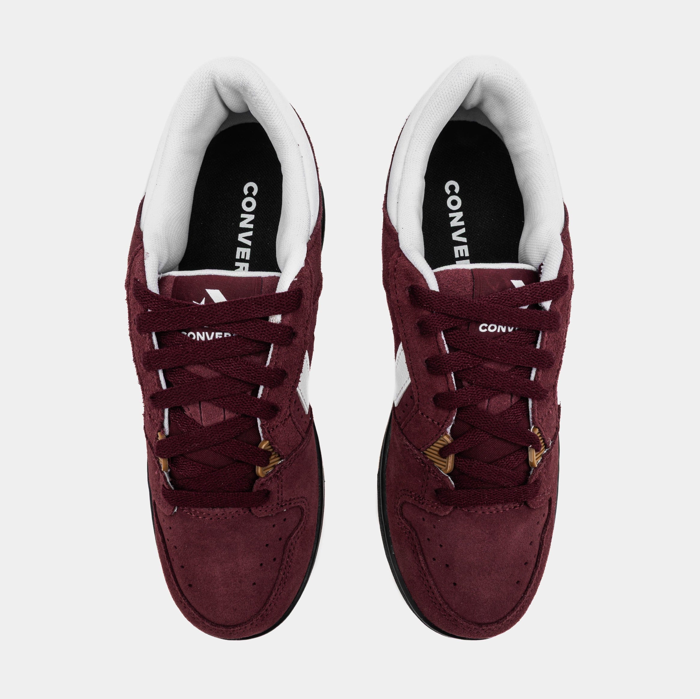 Converse CL98 OX Suede Mens Lifestyle Shoes (Black/Deep Bordeaux/Gum)
