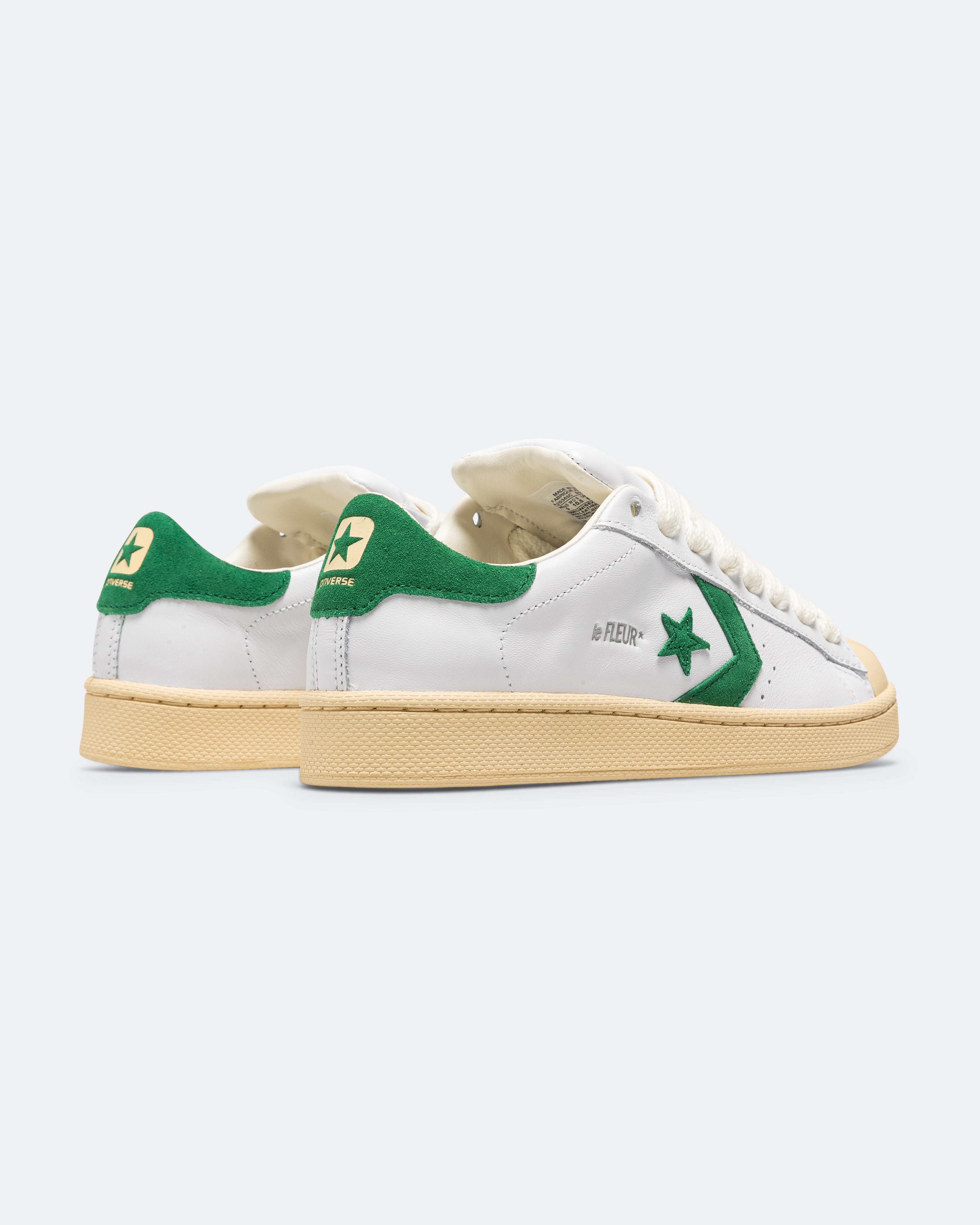 Converse 1908 Pro Leather Low - White/Amazon - Natural Ivory