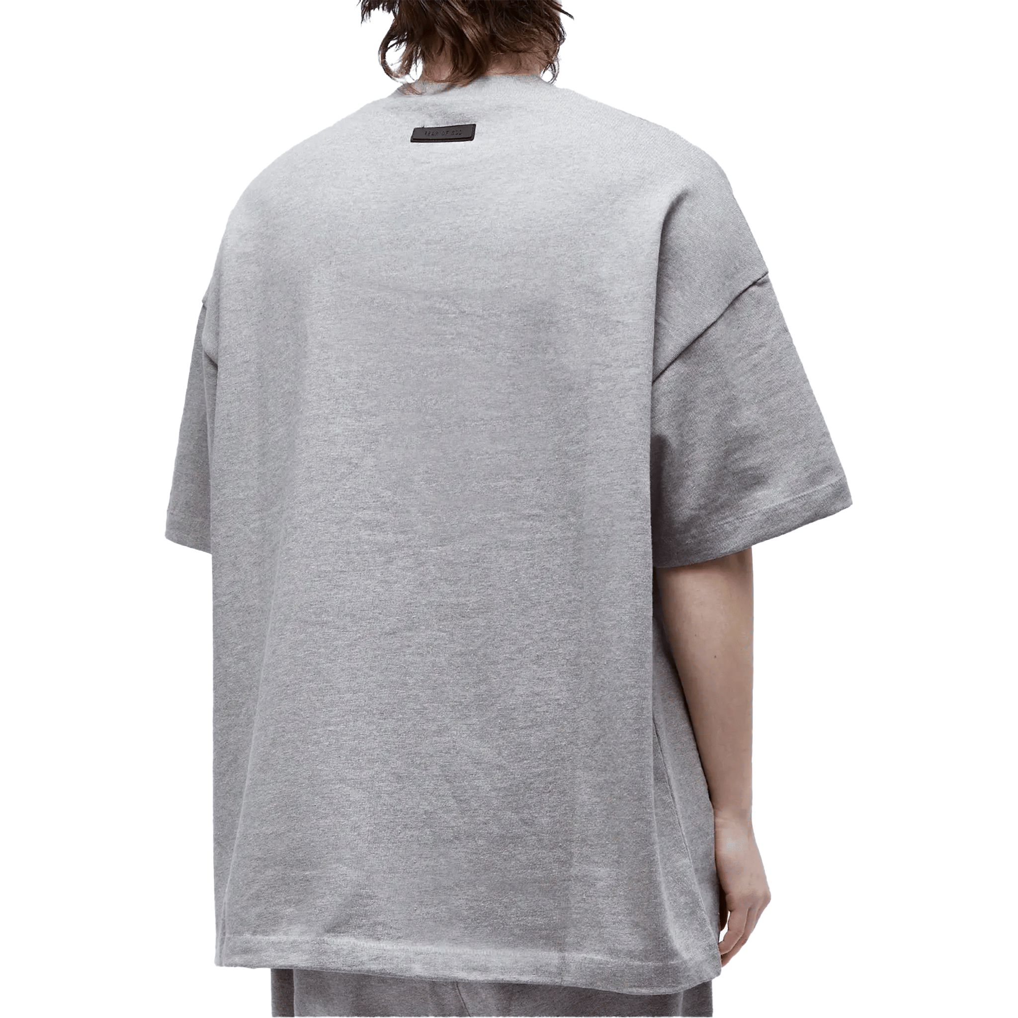 Fear of God Essentials Heavy Jersey T-Shirt Dark Heather Oatmeal (FW23)