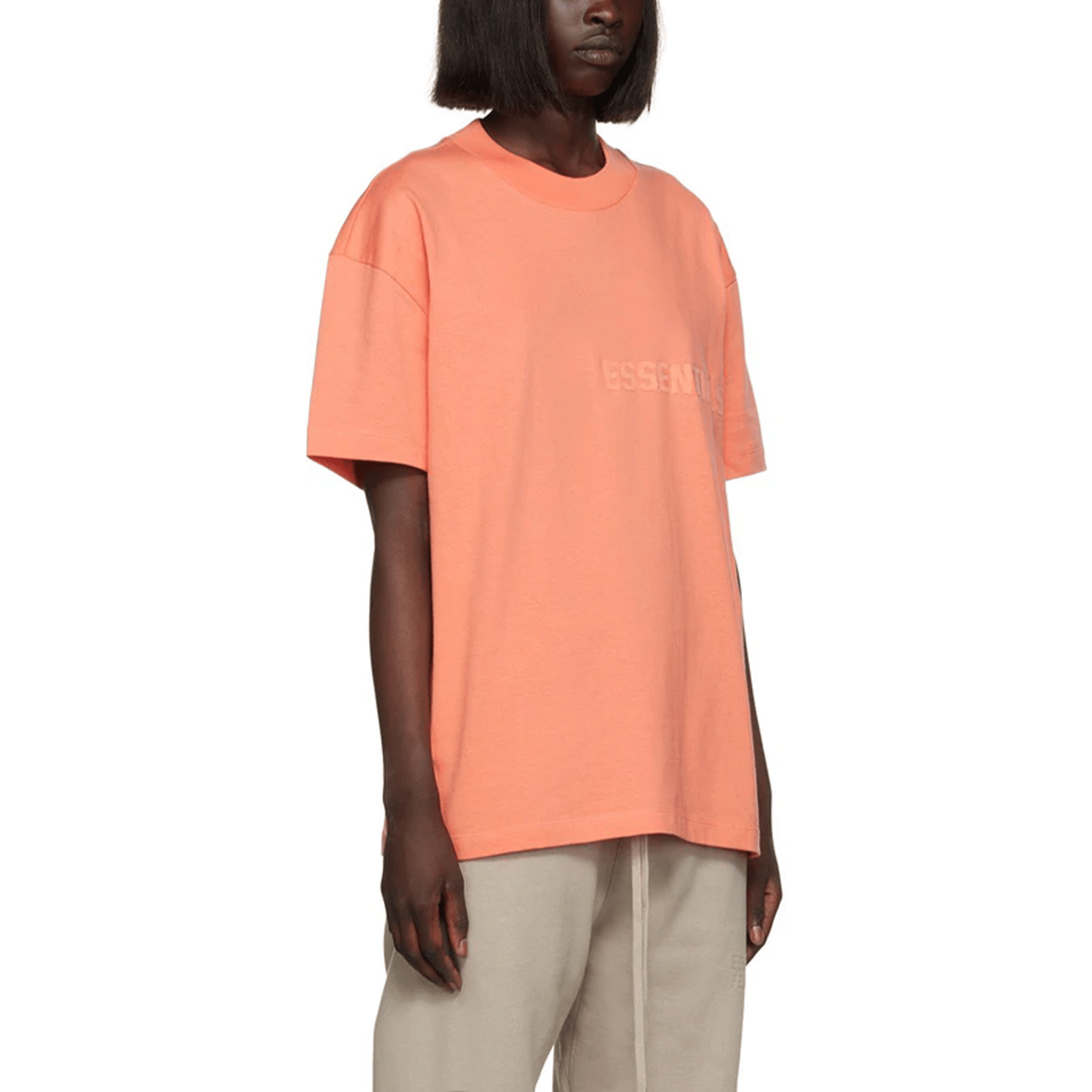 Fear of God Essentials Short Sleeve T-Shirt Coral (FW22)