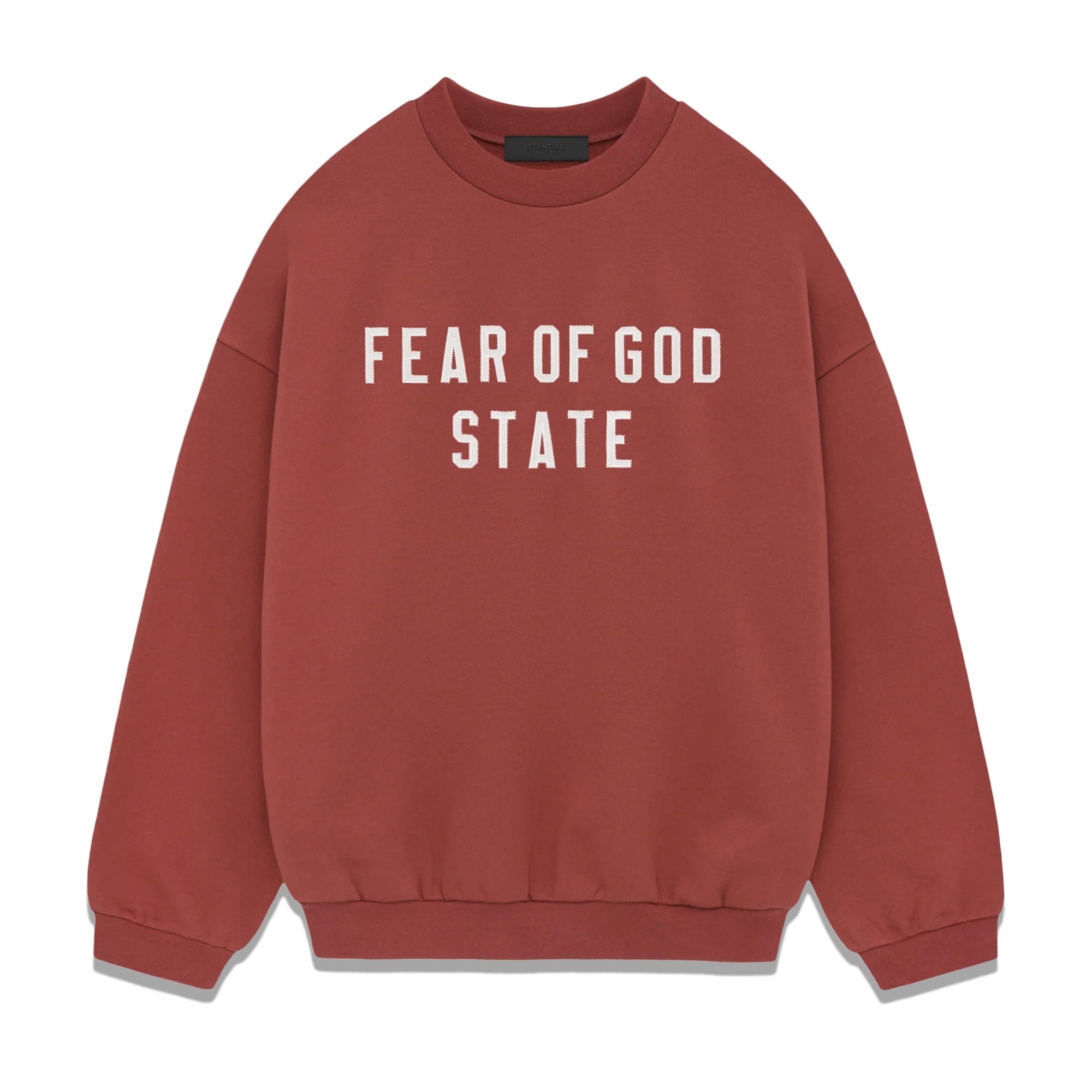 Fear of God Essentials Heavy Fleece Crewneck Crimson 192BT246236F