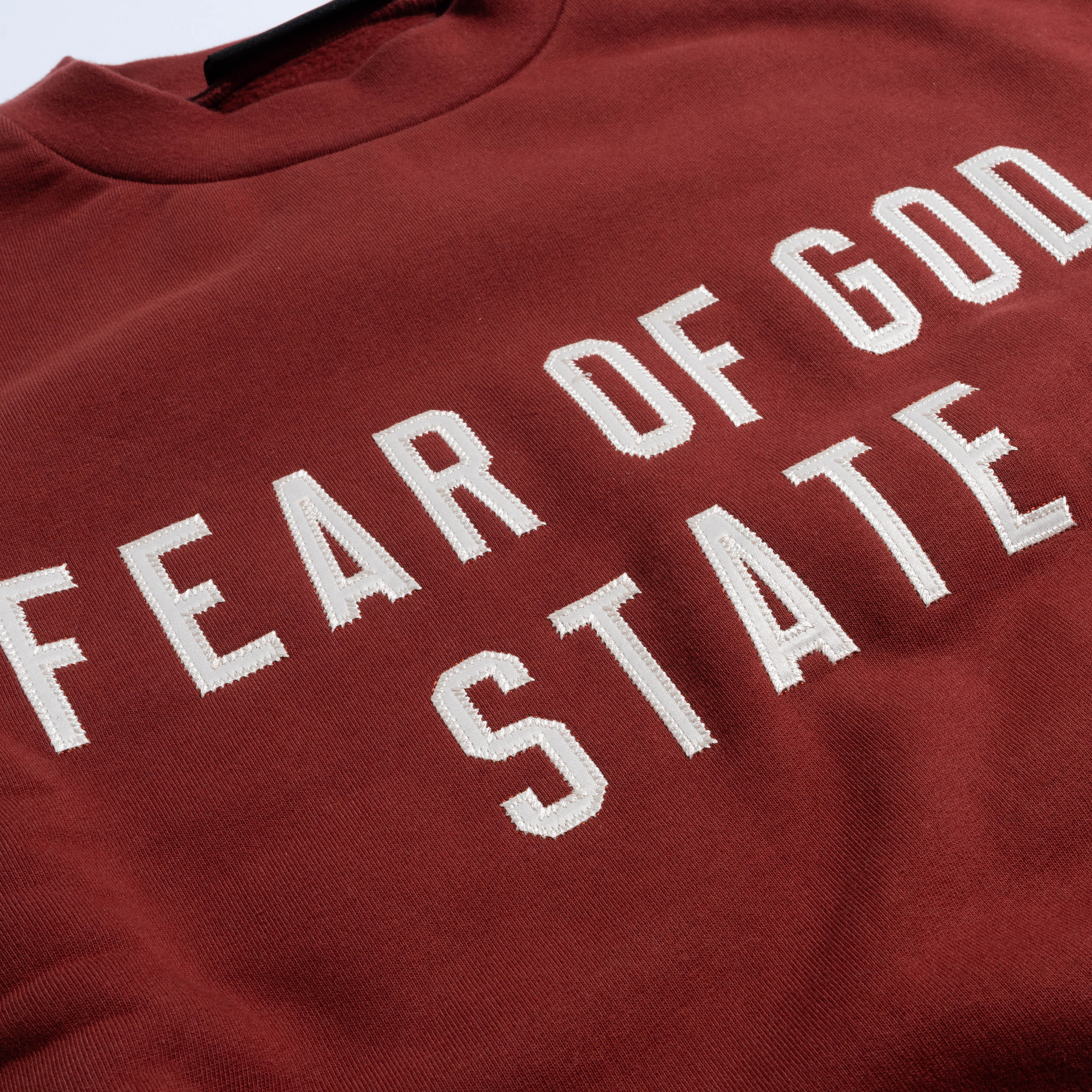 Fear of God Essentials Heavy Fleece Crewneck Crimson 192BT246236F