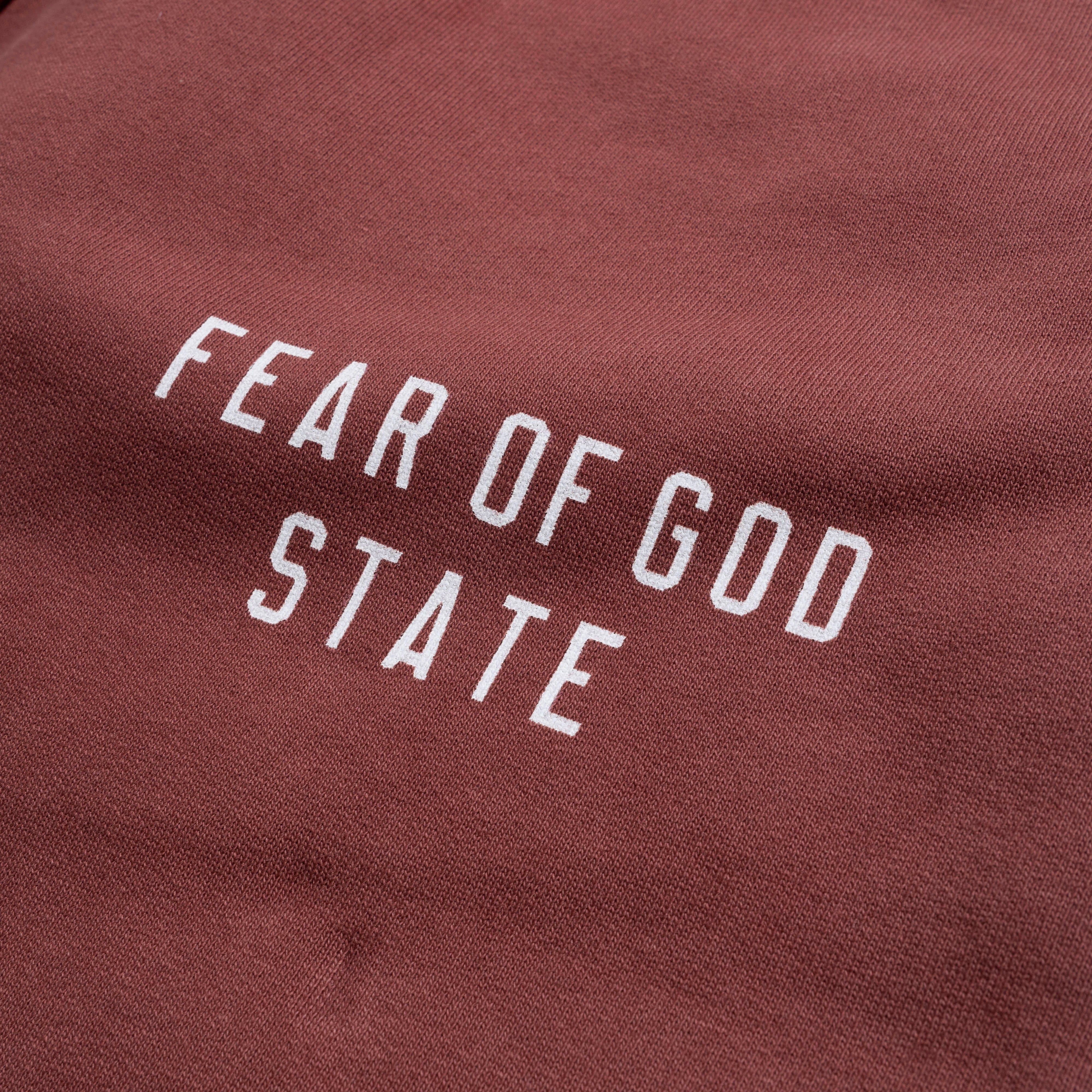Fear of God Essentials Heavy Fleece Relaxed Sweatpant Crimson 130BT244466F