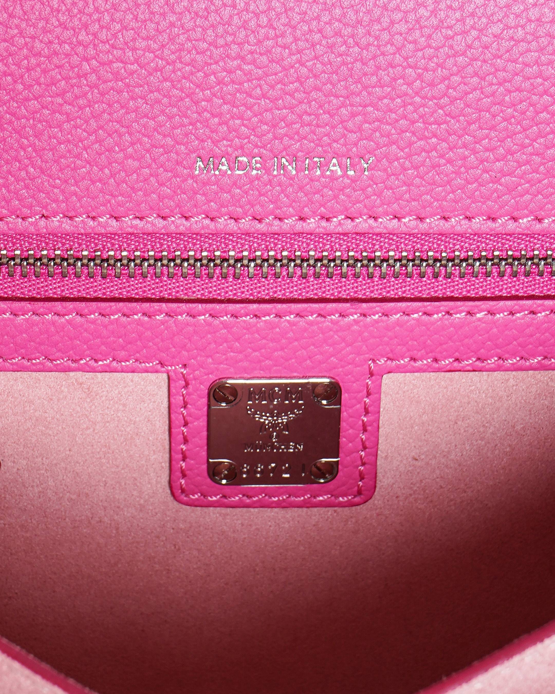 MCM Sugar Pink Patricia Crossbody Bag
