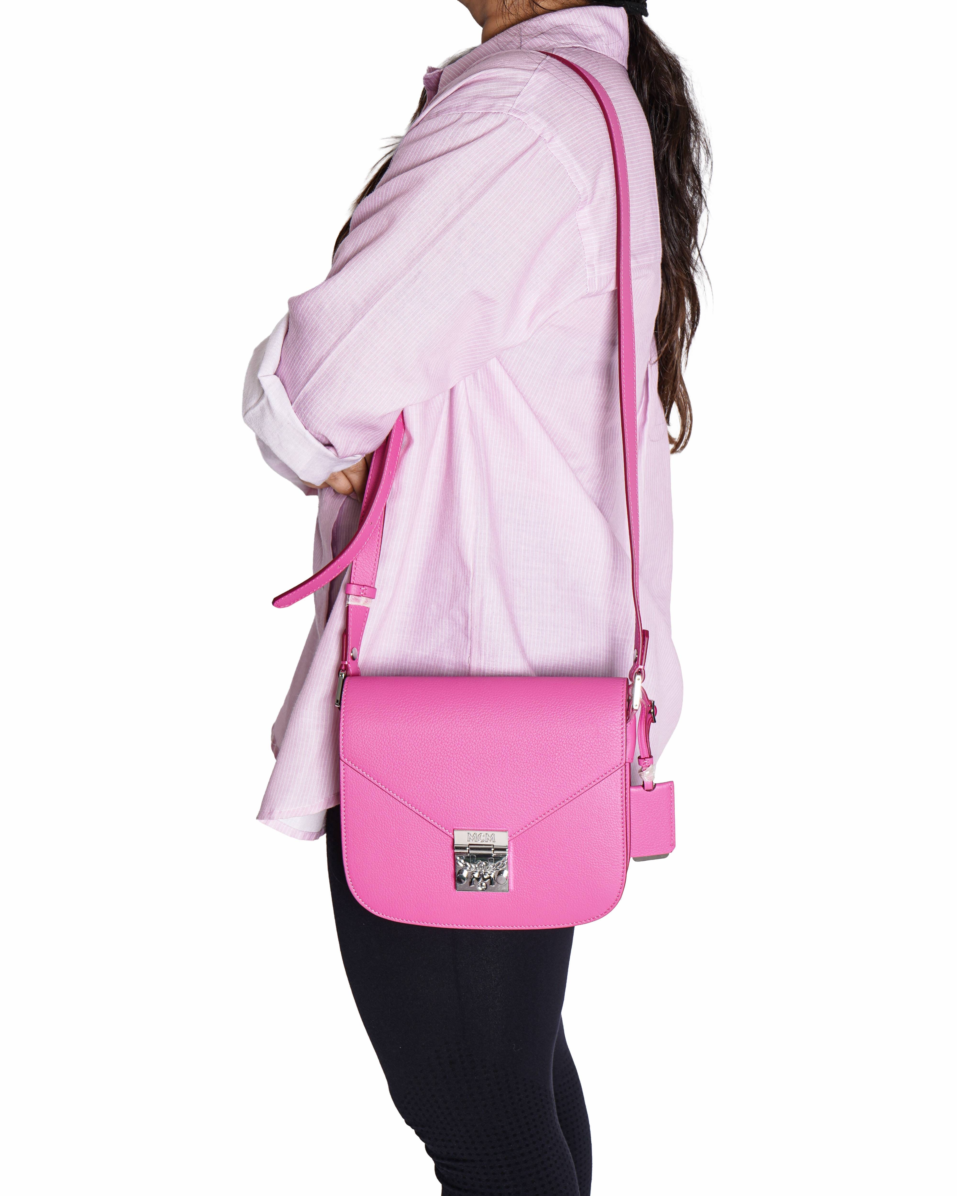 MCM Sugar Pink Patricia Crossbody Bag