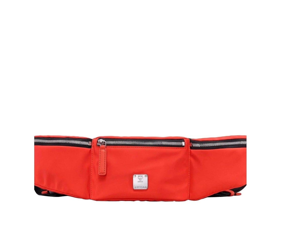 MCM Flame Nylon Jemison Crossbody 2 - in - 1 Bag