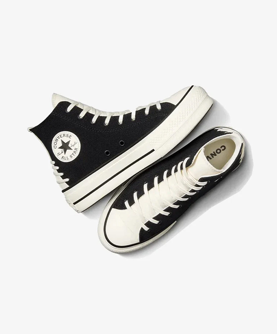 Converse | CHUCK TAYLOR ALL STAR LIFT PLATFORM CRAFTED { BLACK
