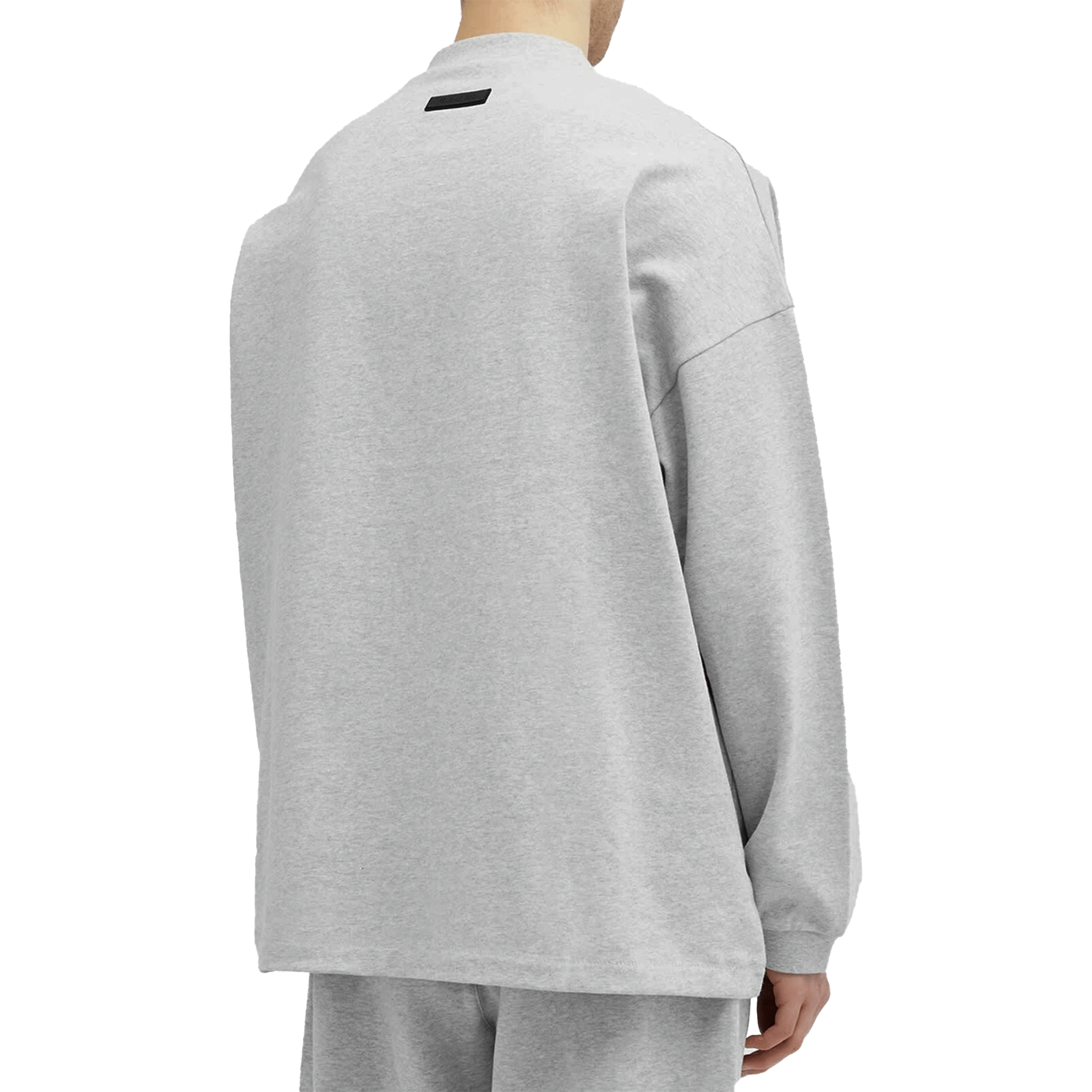 Fear of God Essentials Heavy Jersey Long Sleeve T-Shirt Light Heather Grey (SS24)