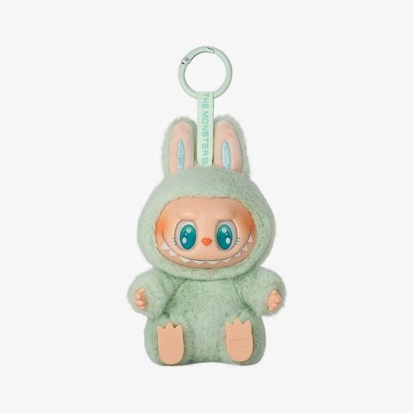 POP MART Labubu V2 Have A Seat The Monsters QUQU Plush Keychain AUTHENTIC