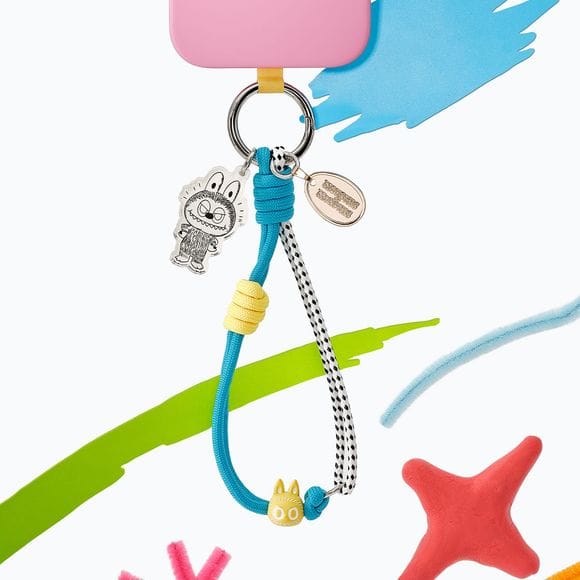 POP MART The Monsters 10th Anniversary Series Labubu Phone Charm Blind Box