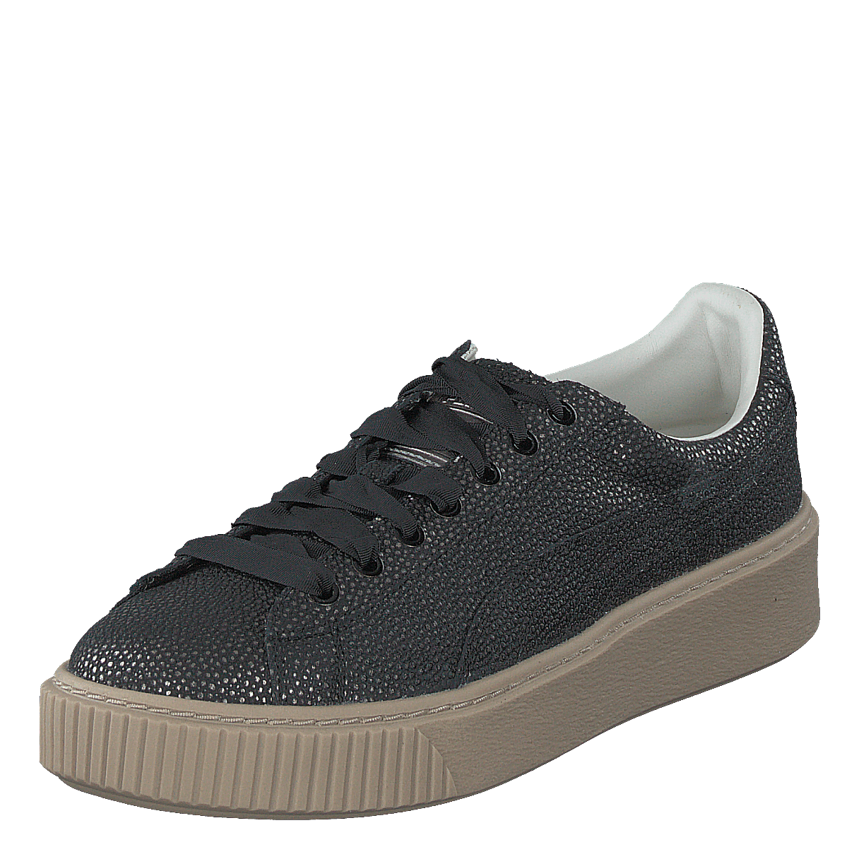 Puma Basket Platform Lux Womens Black