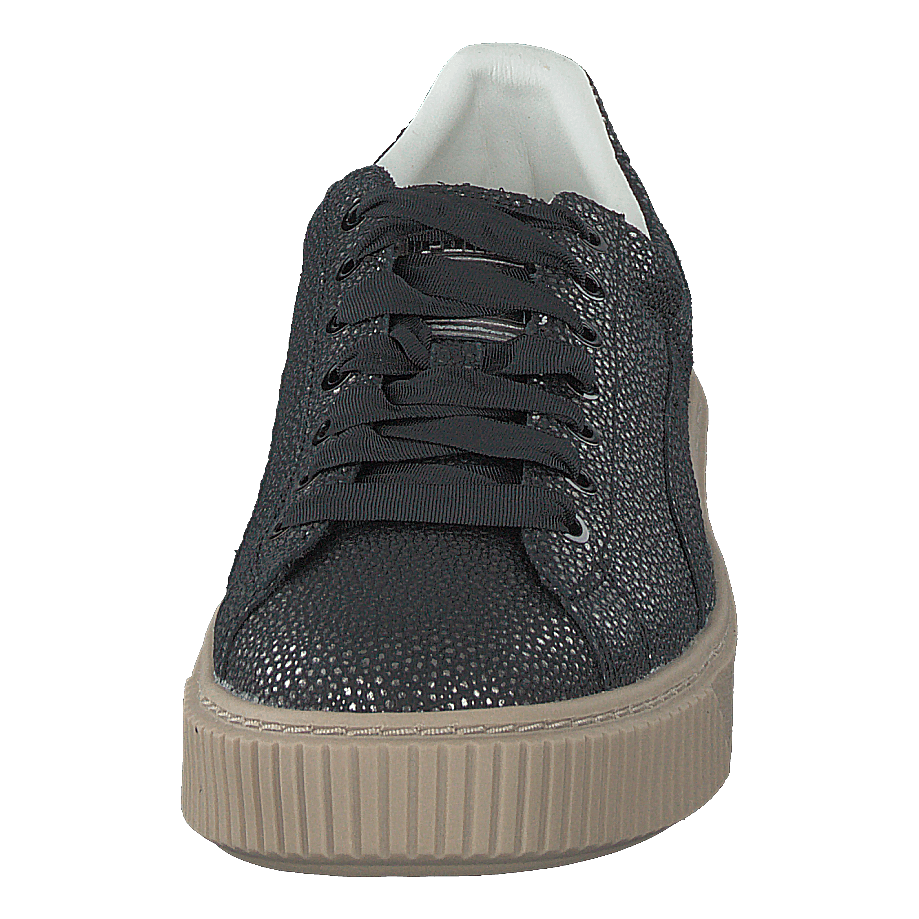 Puma Basket Platform Lux Womens Black