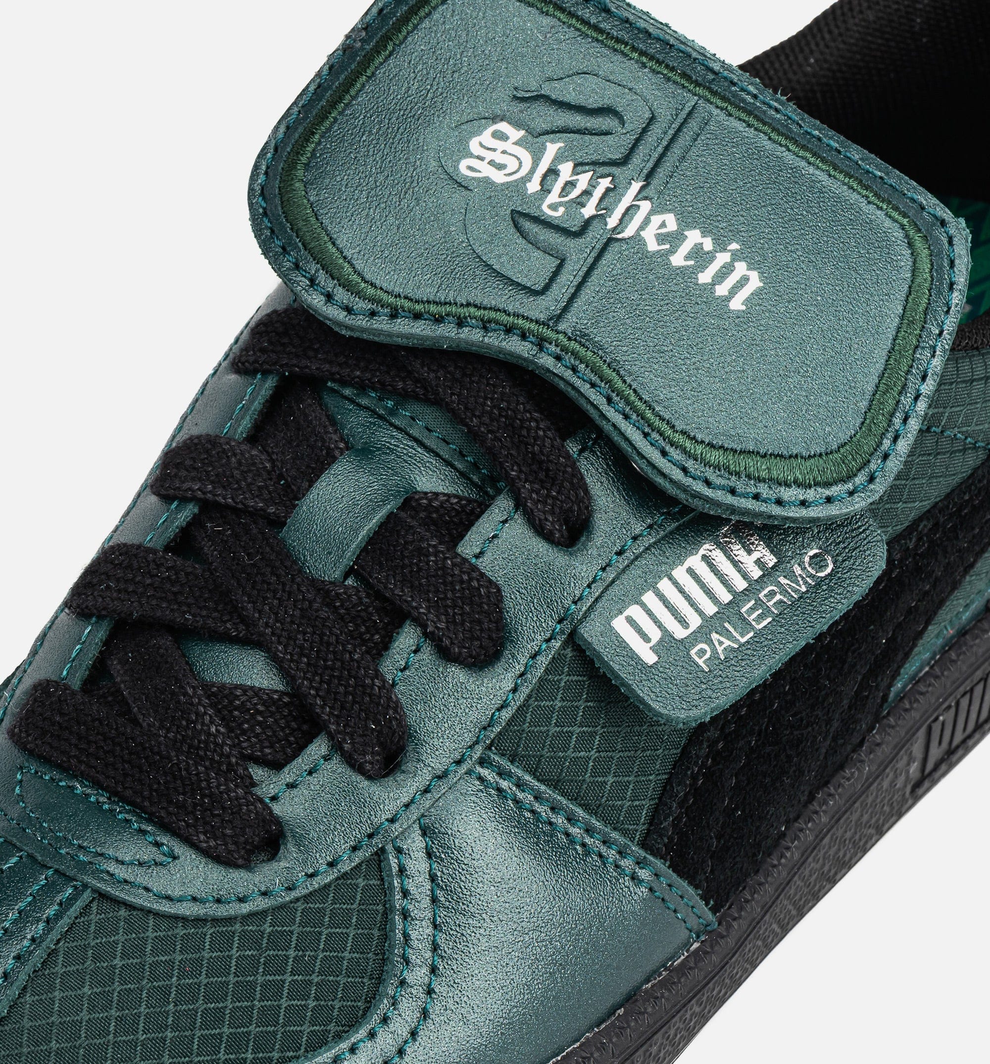 PUMA Harry Potter x Palermo Slytherin Mens Lifestyle Shoe - Dark Myrtle/Black
