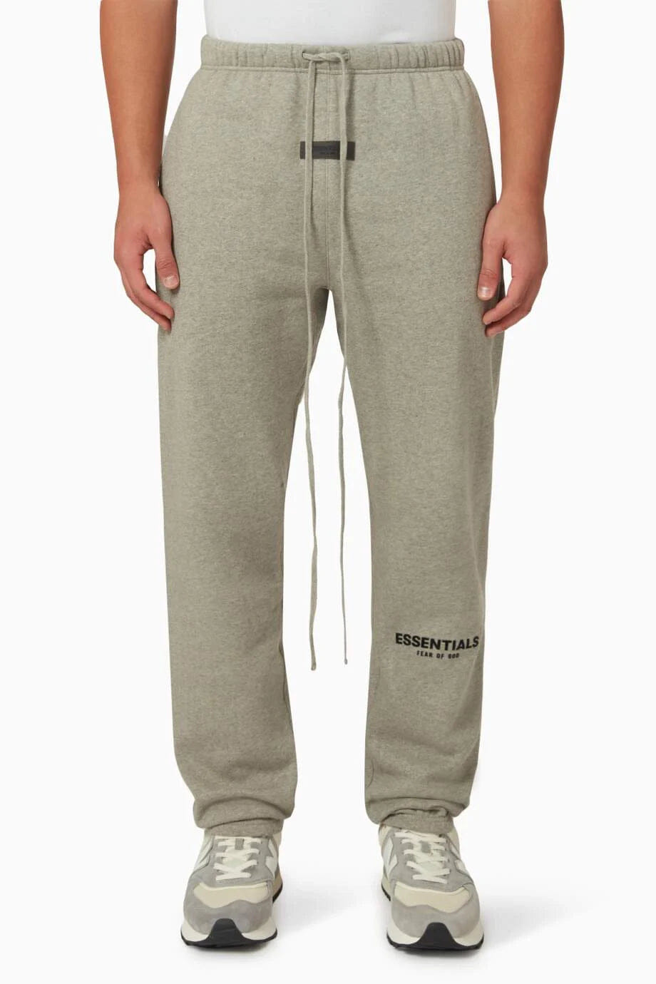 Fear of God Essentials Logo Sweatpants Dark Oatmeal