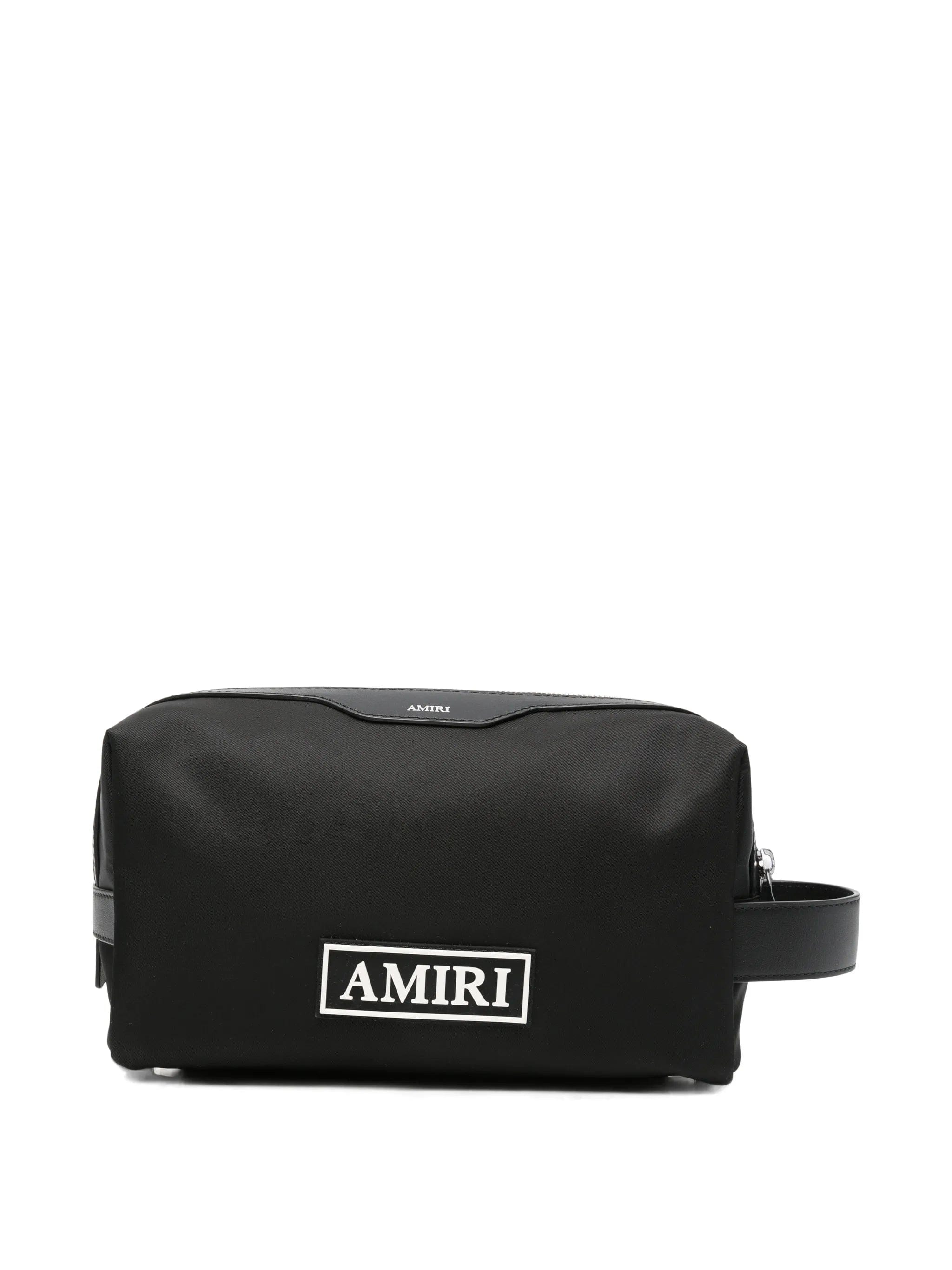 AMIRI logo - patch wash bag