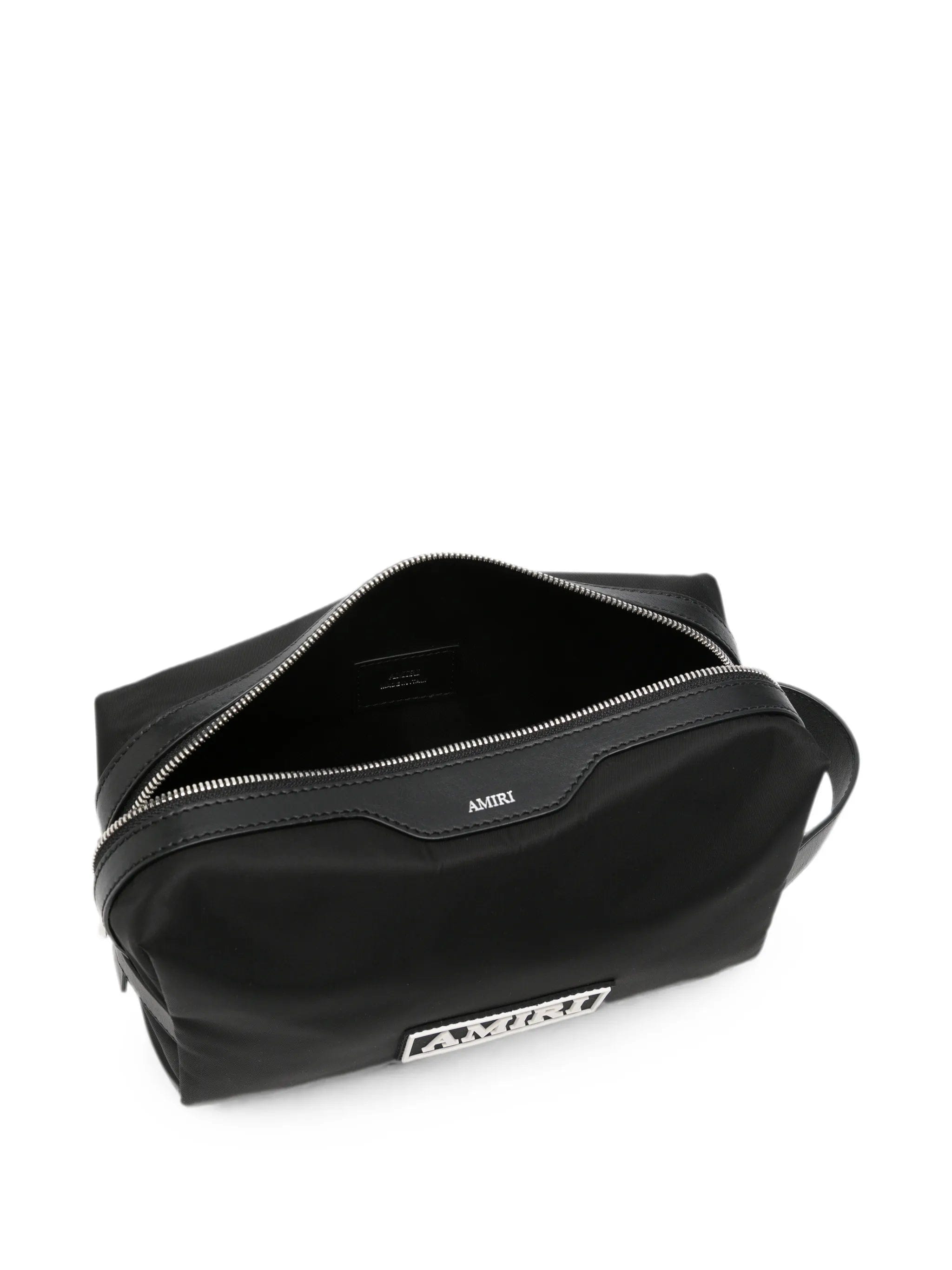 AMIRI logo - patch wash bag