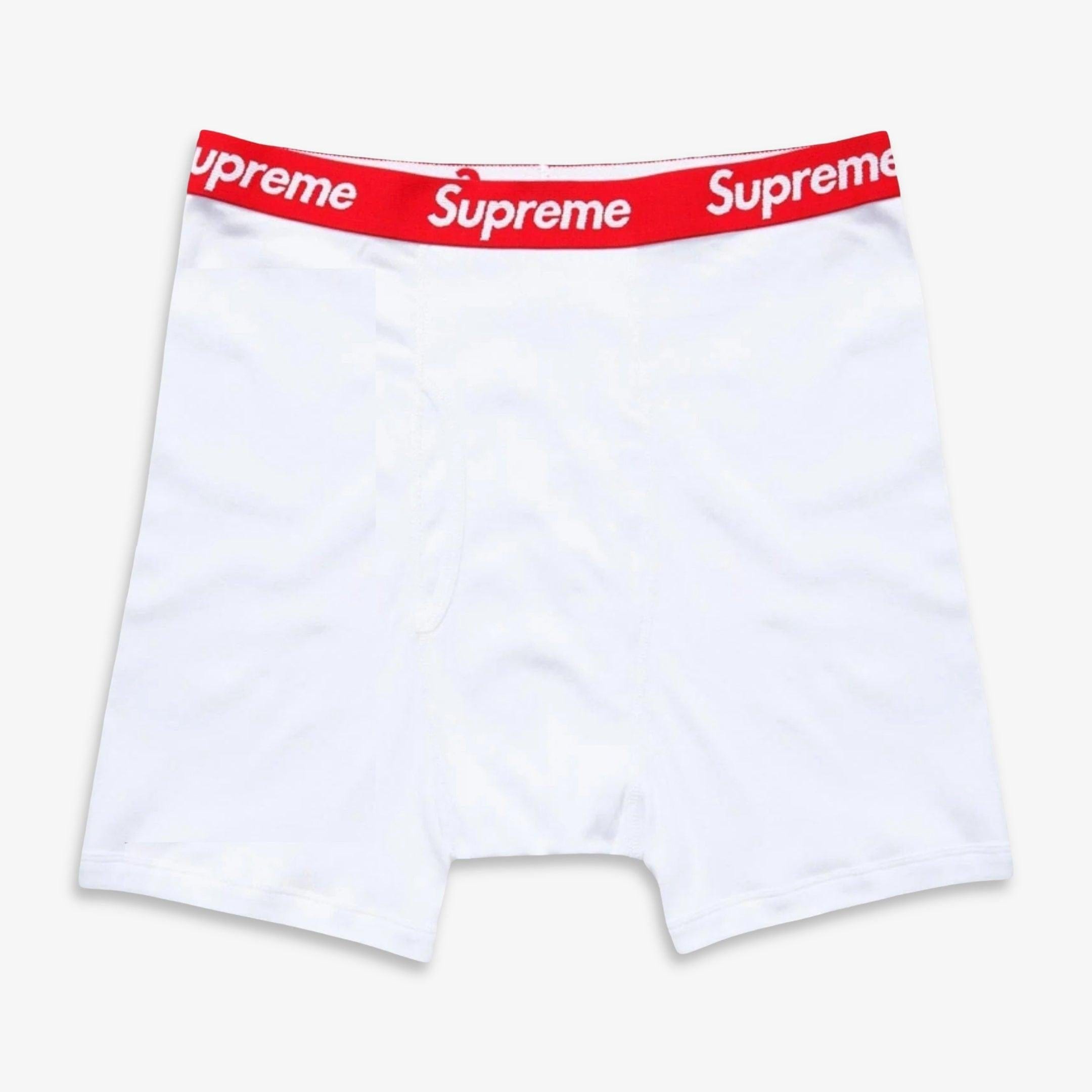 Supreme x Hanes Boxer Brief (1 Single Boxer Brief) White
