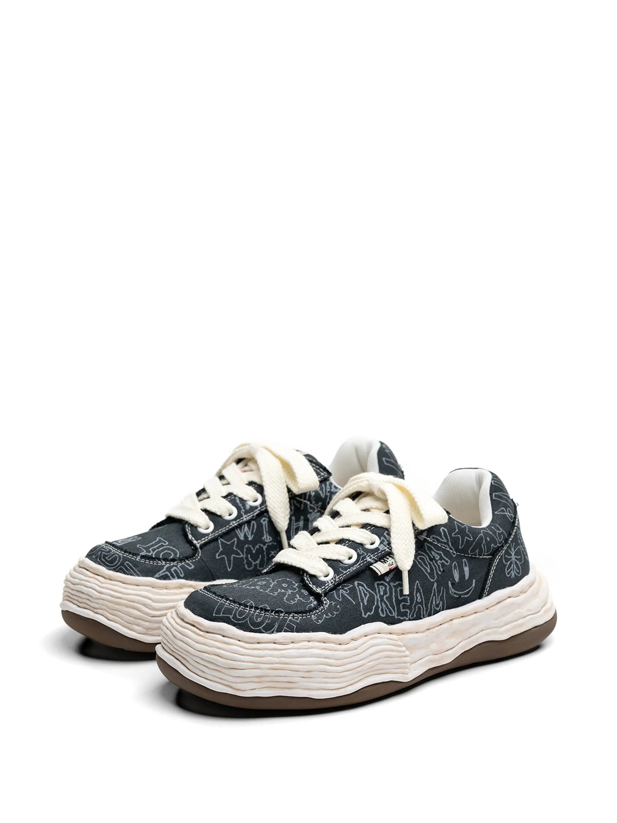 Maison Mihara Yasuhiro Oliver graffiti - print sneakers