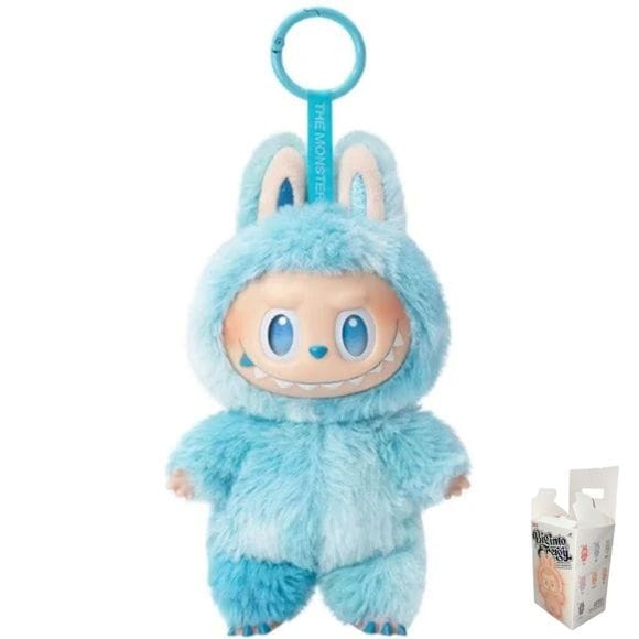 POP MART Labubu V3 Big Into Energy The Monsters Hope (Blue) Plush AUTHENTIC