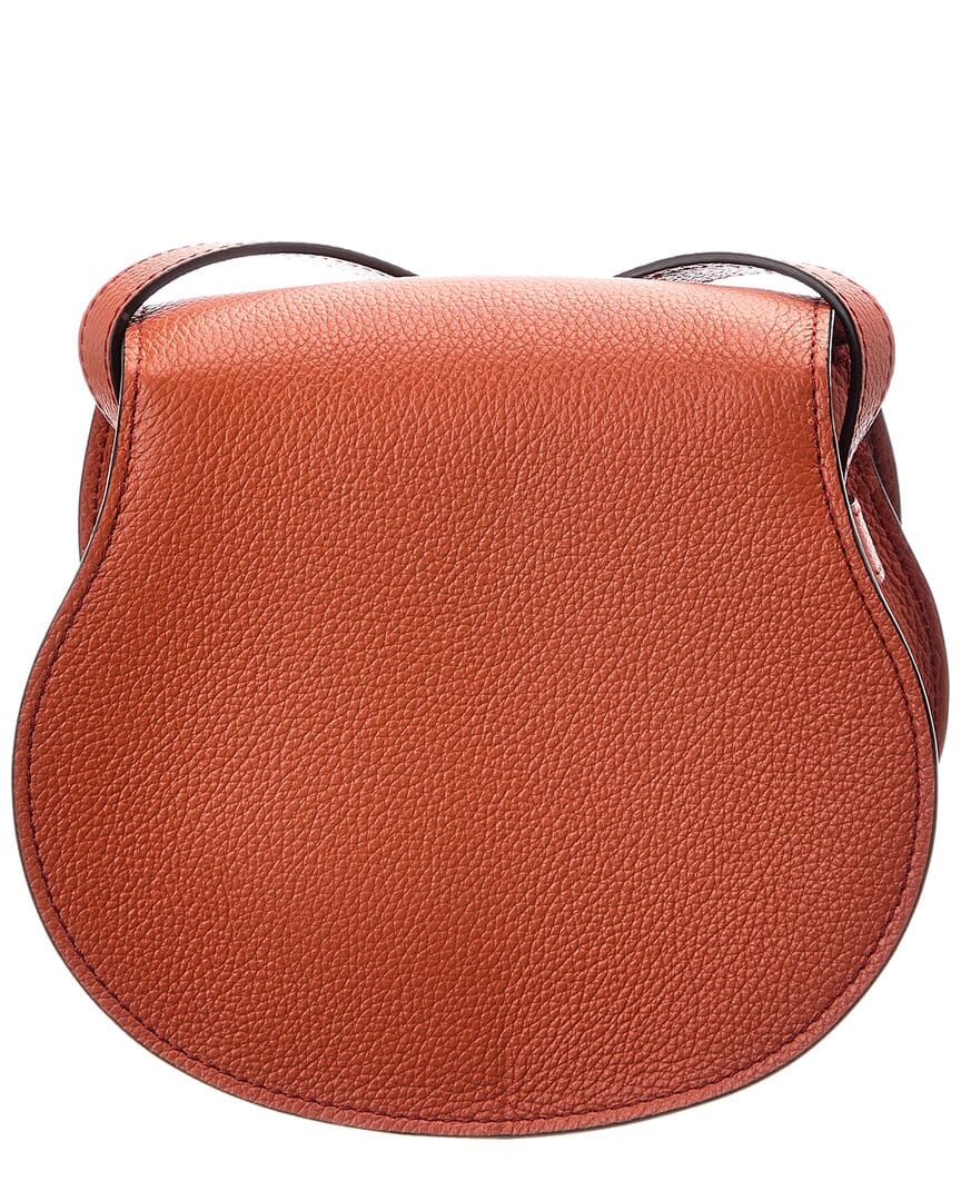Chloé Marcie Small Leather Saddle Bag