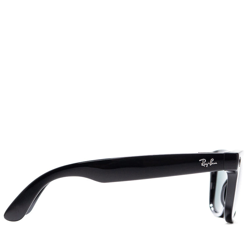 Ray - Ban Meta Wayfarer (Size 53) - Shiny Black/G15 Green