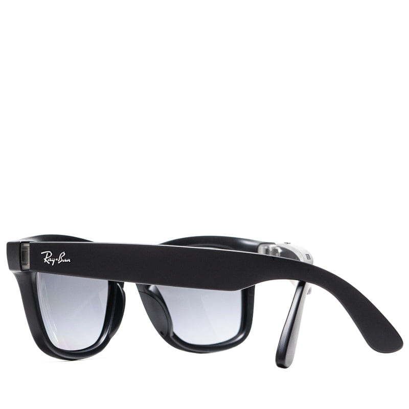 Ray - Ban Meta Wayfarer (Size 53) - Matte Black/Polar Gradient Graphite