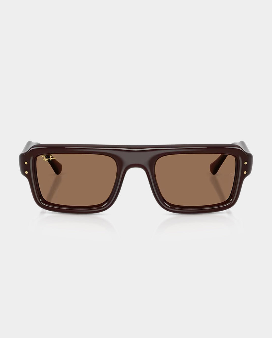 Ray - Ban - Flacko Puffer Sunglasses - Transparent Dark Brown with Dark Brown Lens