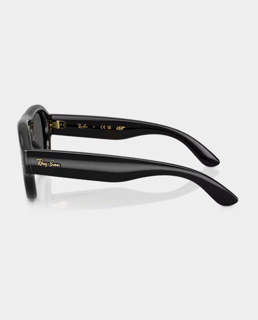 Ray - Ban - Aviator Puffer Sunglasses - Black with Ultra Black Lens