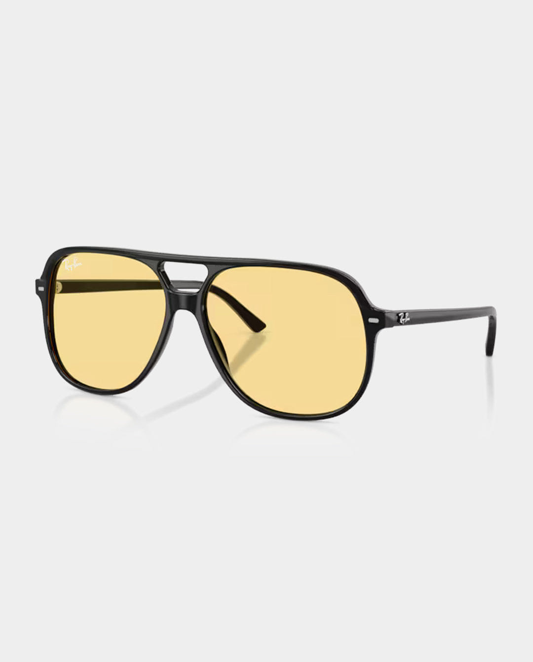Ray - Ban - Bill Sunglasses - Black with Yellow Lens