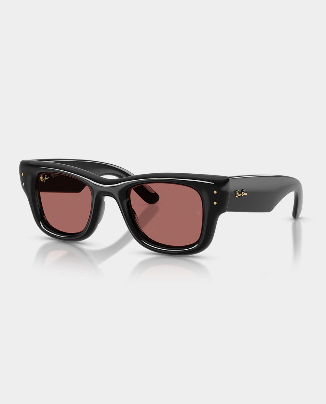 Ray - Ban x A$AP Rocky - Wayfarer Puffer Sunglasses - Black with Dark Violet Lens