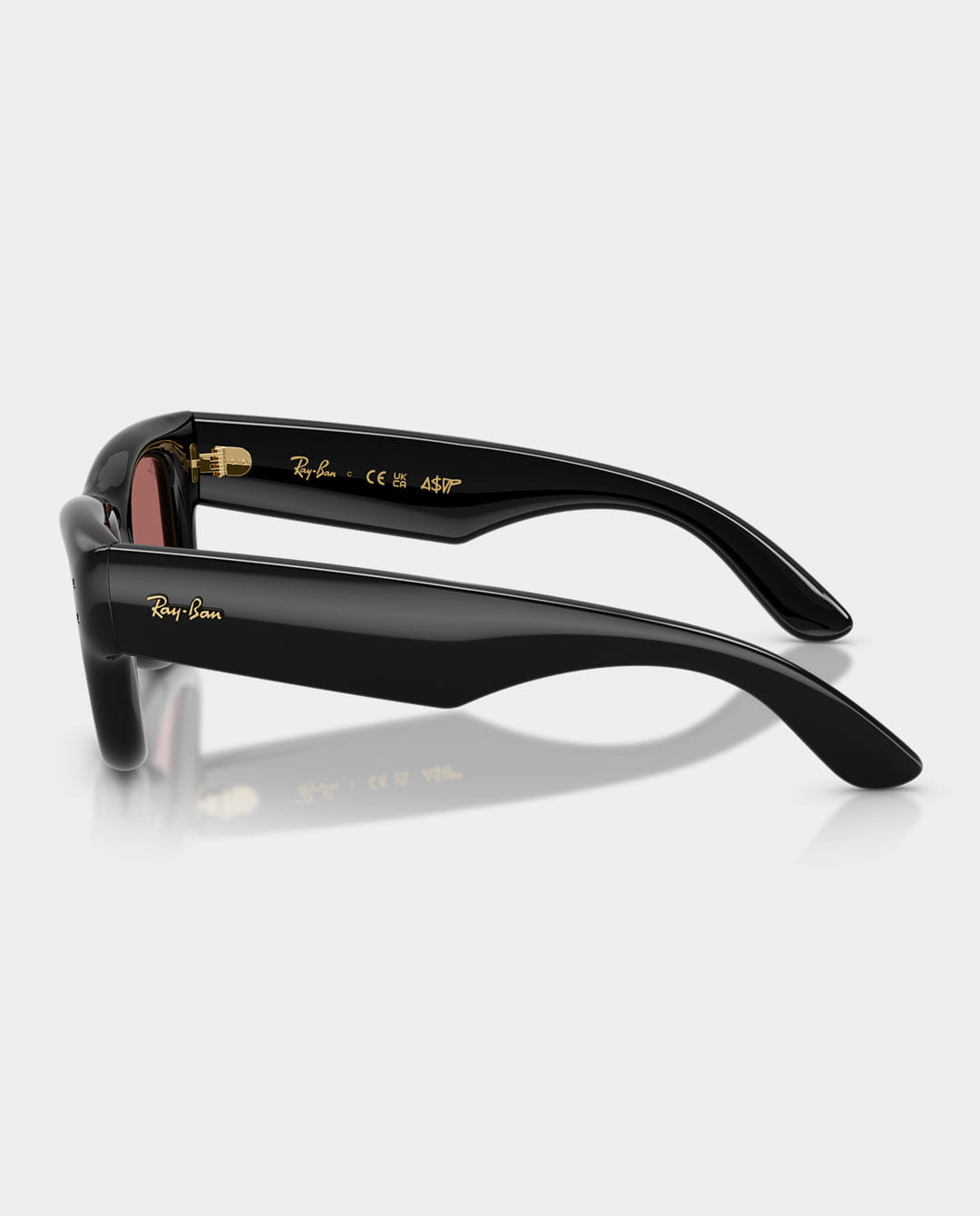 Ray - Ban x A$AP Rocky - Wayfarer Puffer Sunglasses - Black with Dark Violet Lens