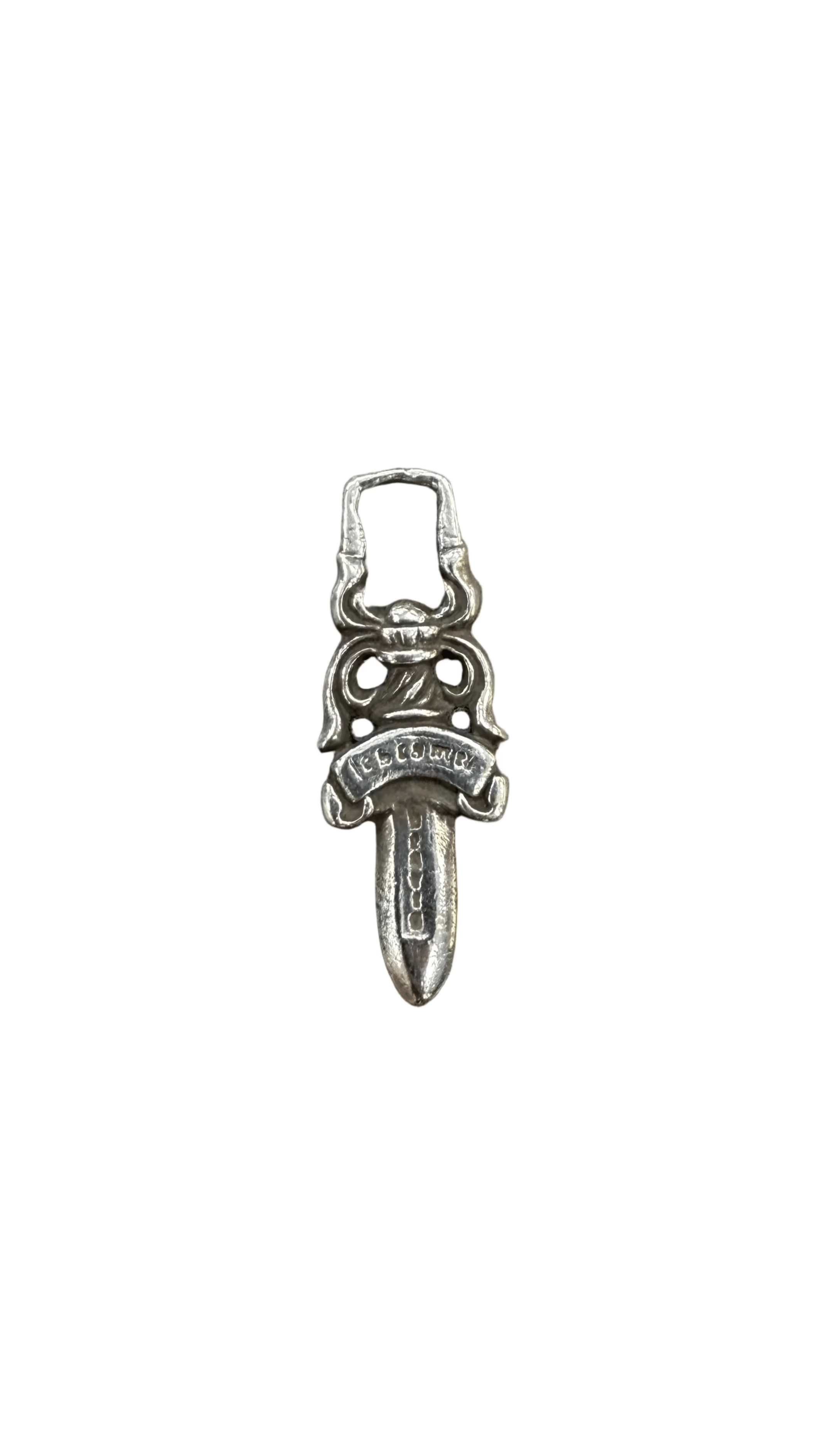 Chrome Hearts #5 Top Dagger Pendant Silver