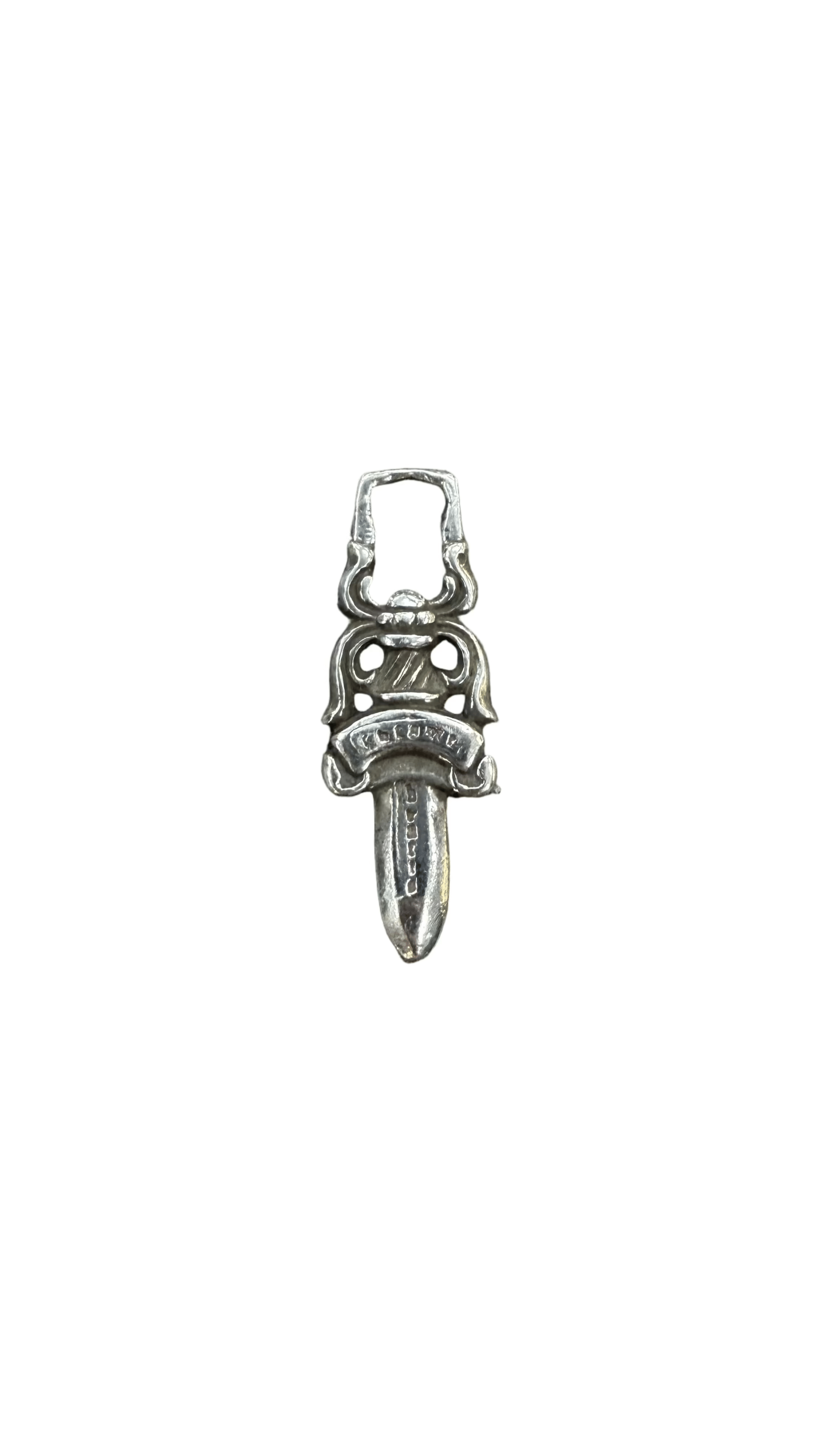 Chrome Hearts #5 Top Dagger Pendant Silver