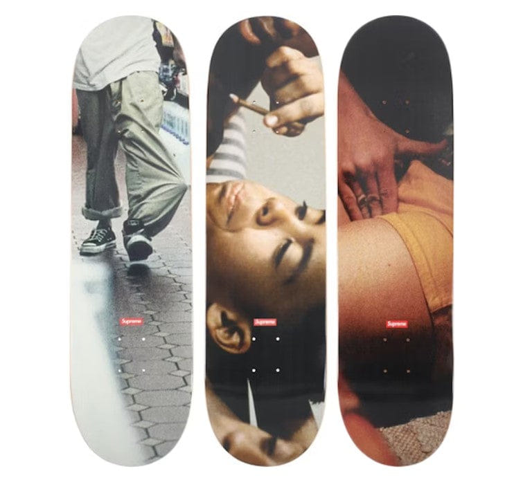 Supreme Larry Clark Kids 40 oz & Jav & Makeout Skateboard Deck Multi Set