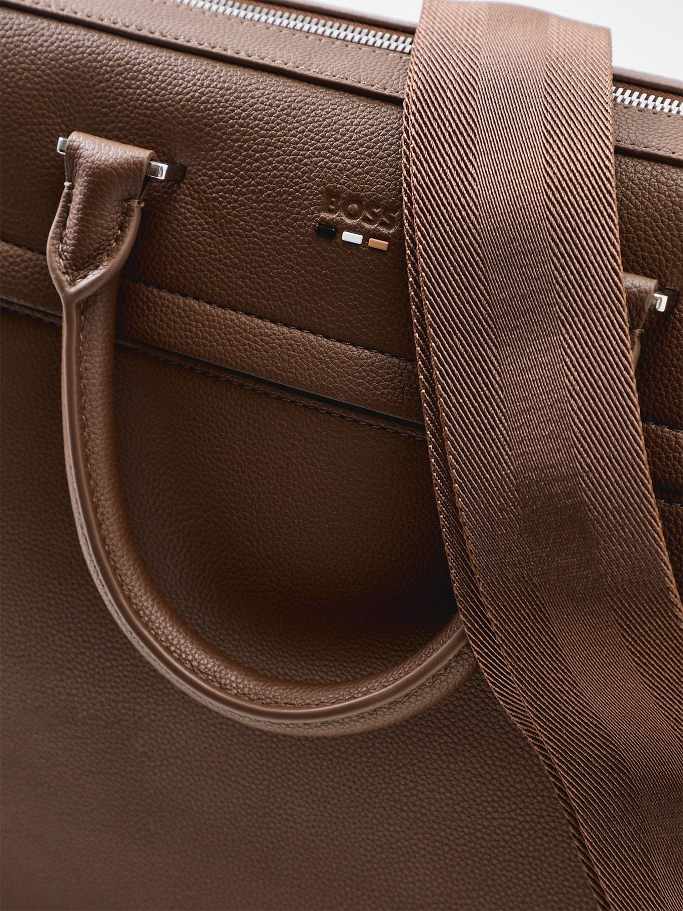 BOSS Ray S Document Case Brown