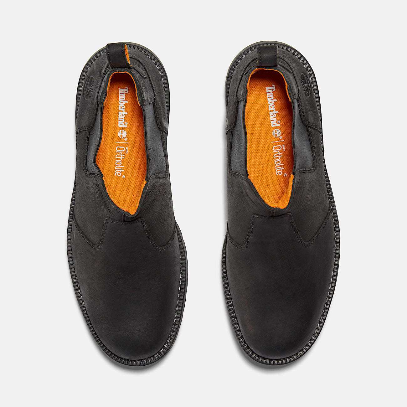 Timberland Men's Redwood Falls Chelsea Boot Black Brushed Full - Grain
