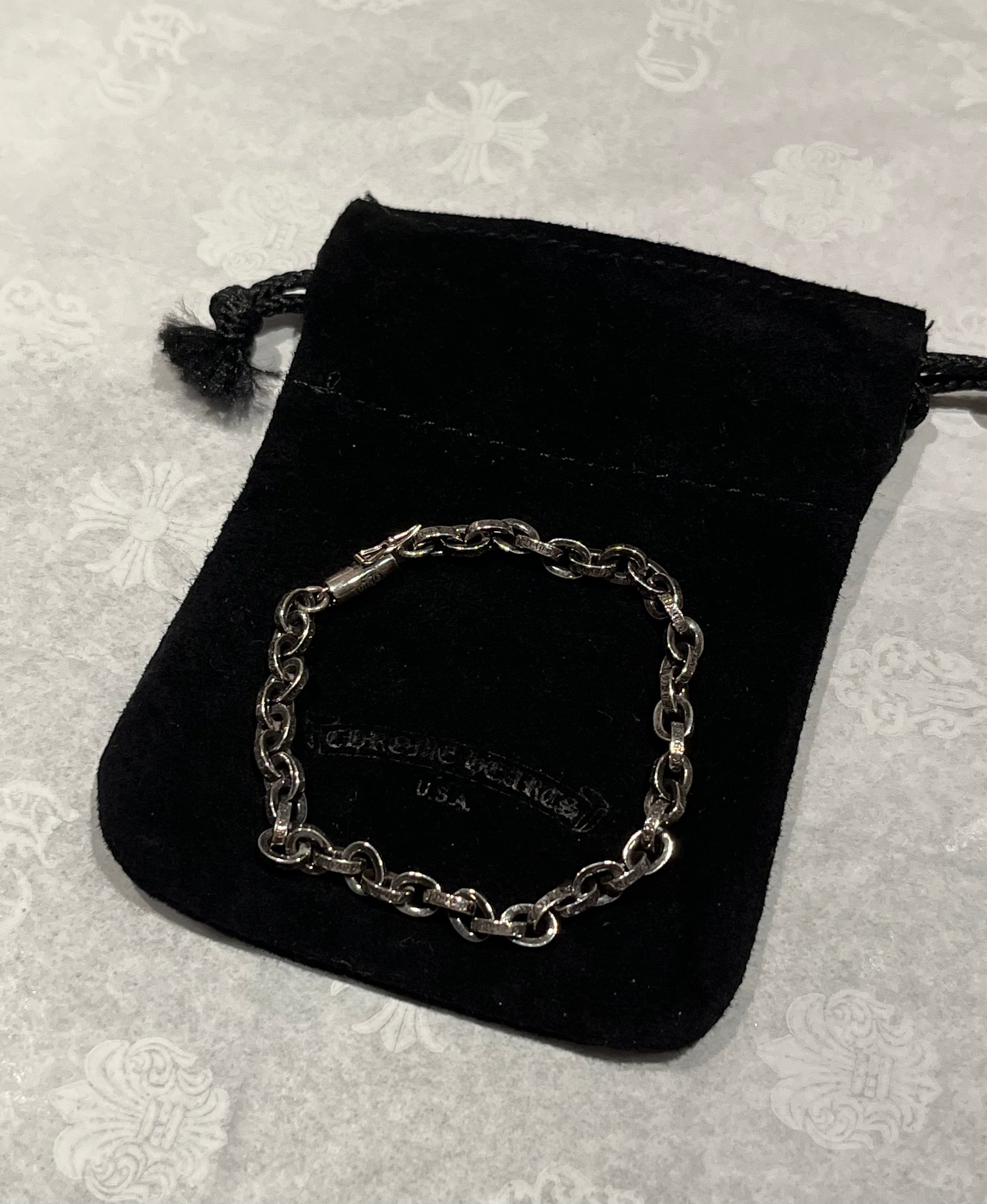 Chrome Hearts Paper Chain Bracelet Chrome Hearts Logo
