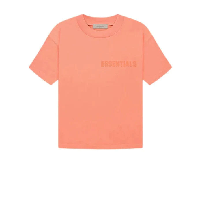 Fear of God Essentials T-Shirt SS22 Coral | Off Kicks
