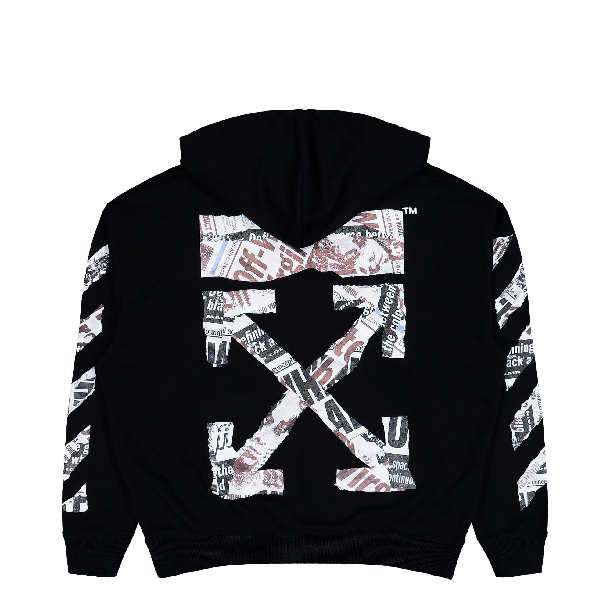 Off-White Newspaper Arrow Skate Hoodie