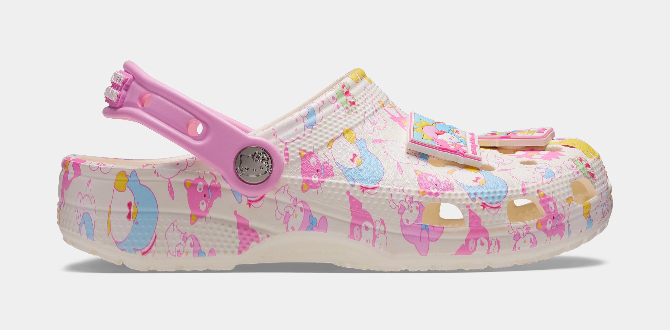 CROCS Hello Kitty And Friends Pastel Classic Clog Preschool/Grade School Sandals (Pink/Multicolor)
