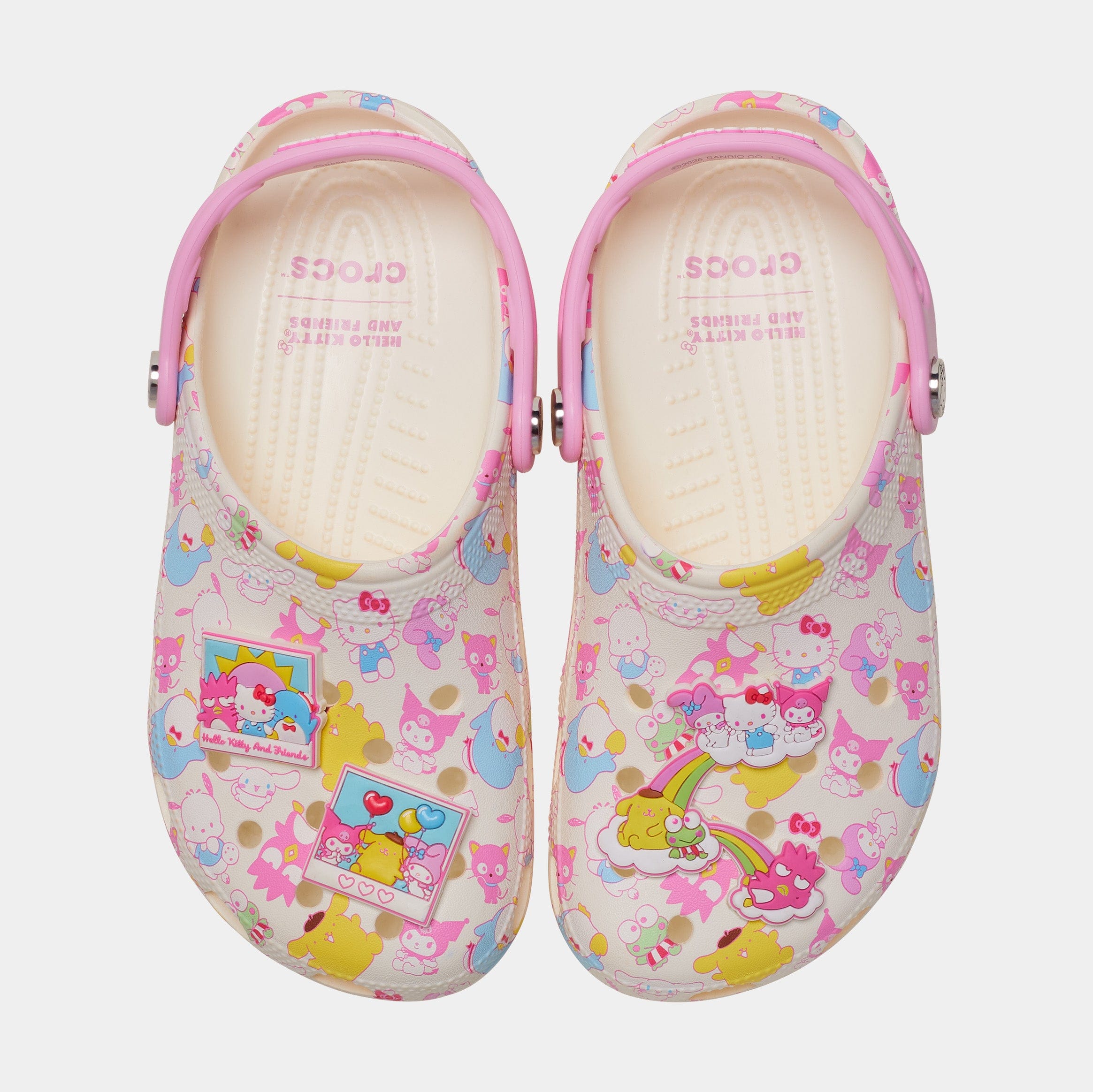 CROCS Hello Kitty And Friends Pastel Classic Clog Preschool/Grade School Sandals (Pink/Multicolor)