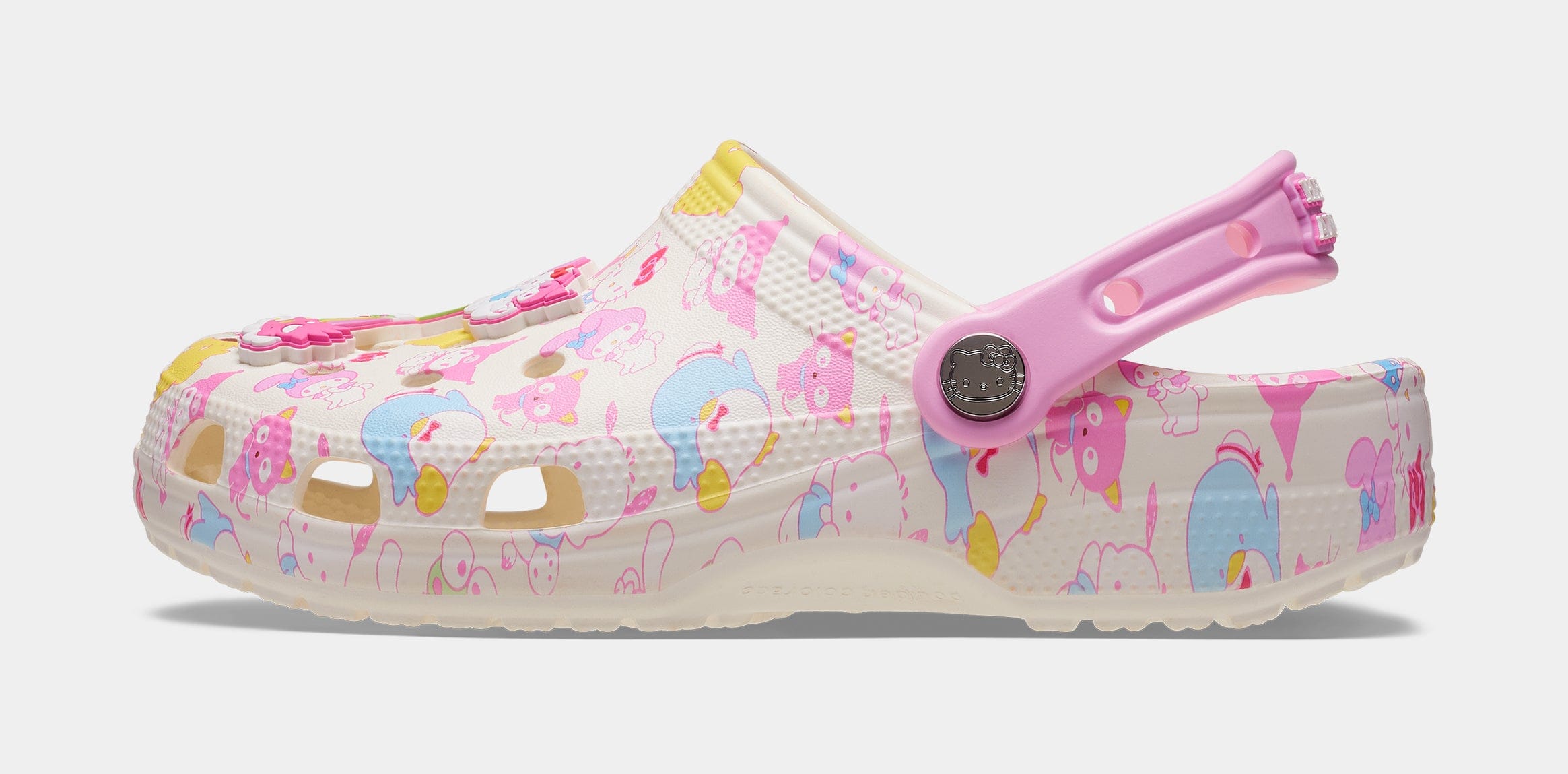 CROCS Hello Kitty And Friends Pastel Classic Clog Preschool/Grade School Sandals (Pink/Multicolor)