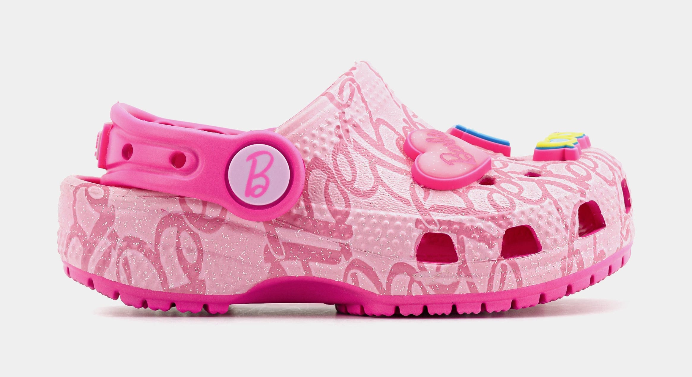 CROCS Mattel Barbie Classic Clog Infant Toddler Sandals (Pink)