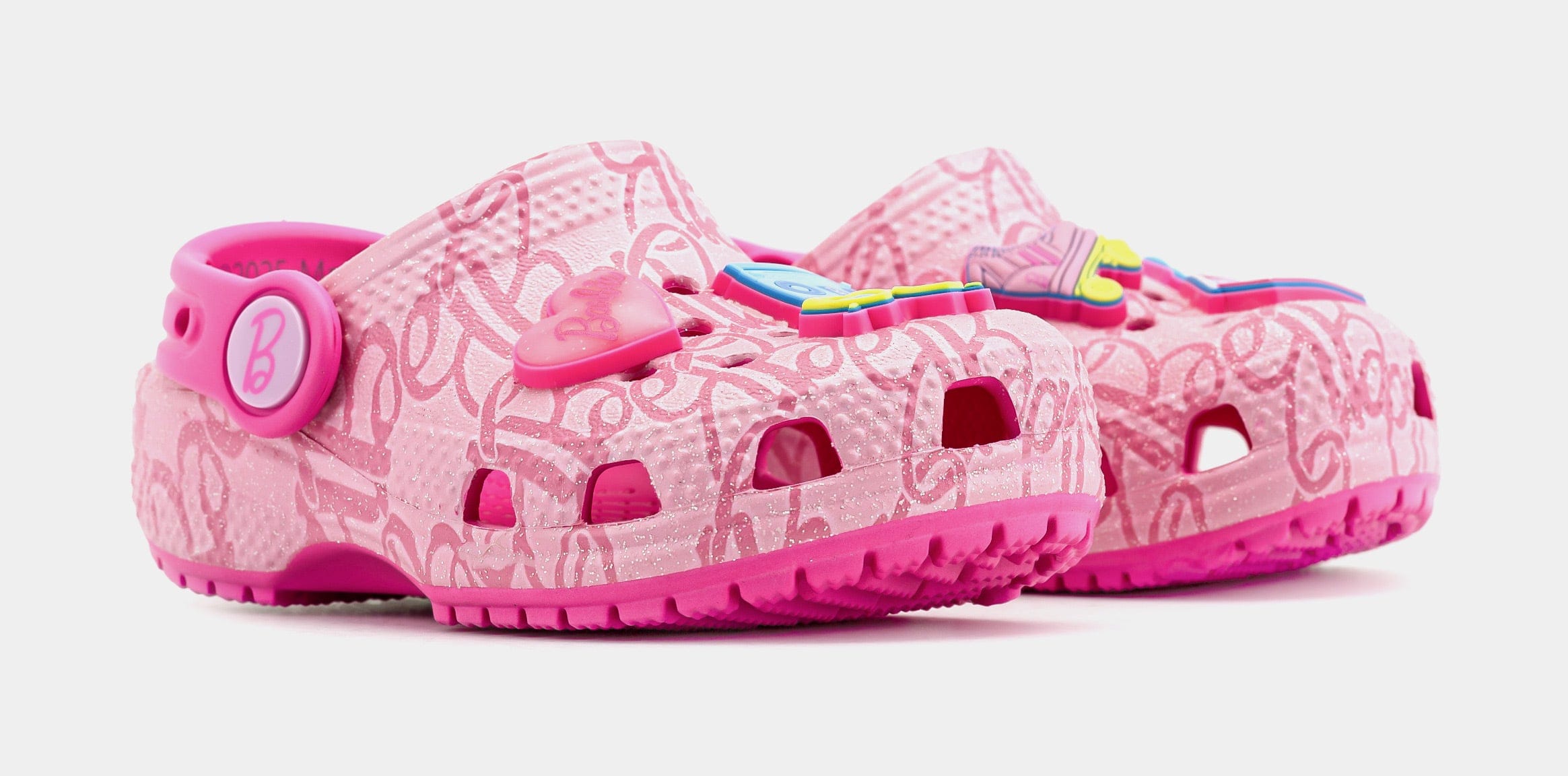 CROCS Mattel Barbie Classic Clog Infant Toddler Sandals (Pink)