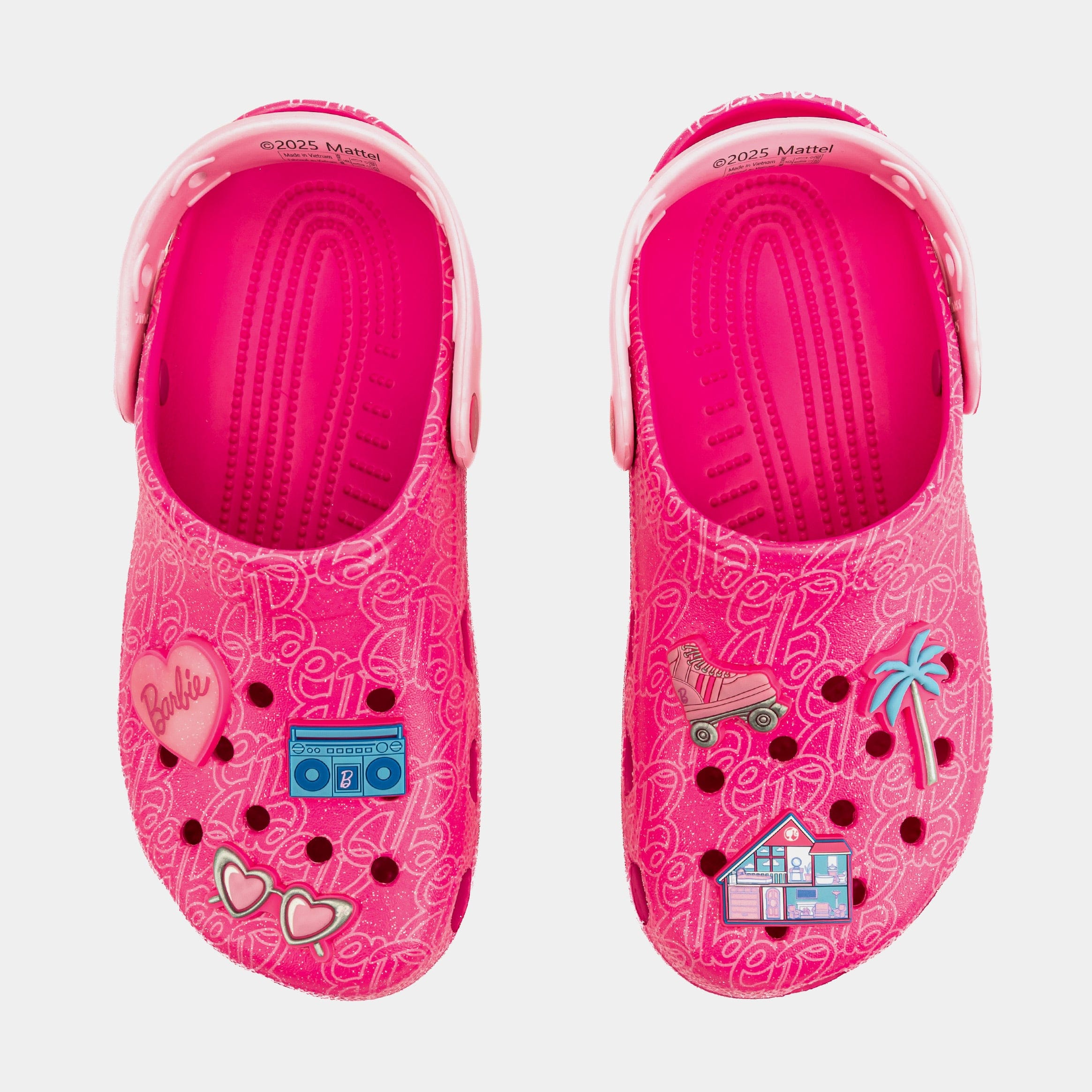 CROCS Mattel Barbie Classic Clog Preschool/Grade School Sandals (Pink)